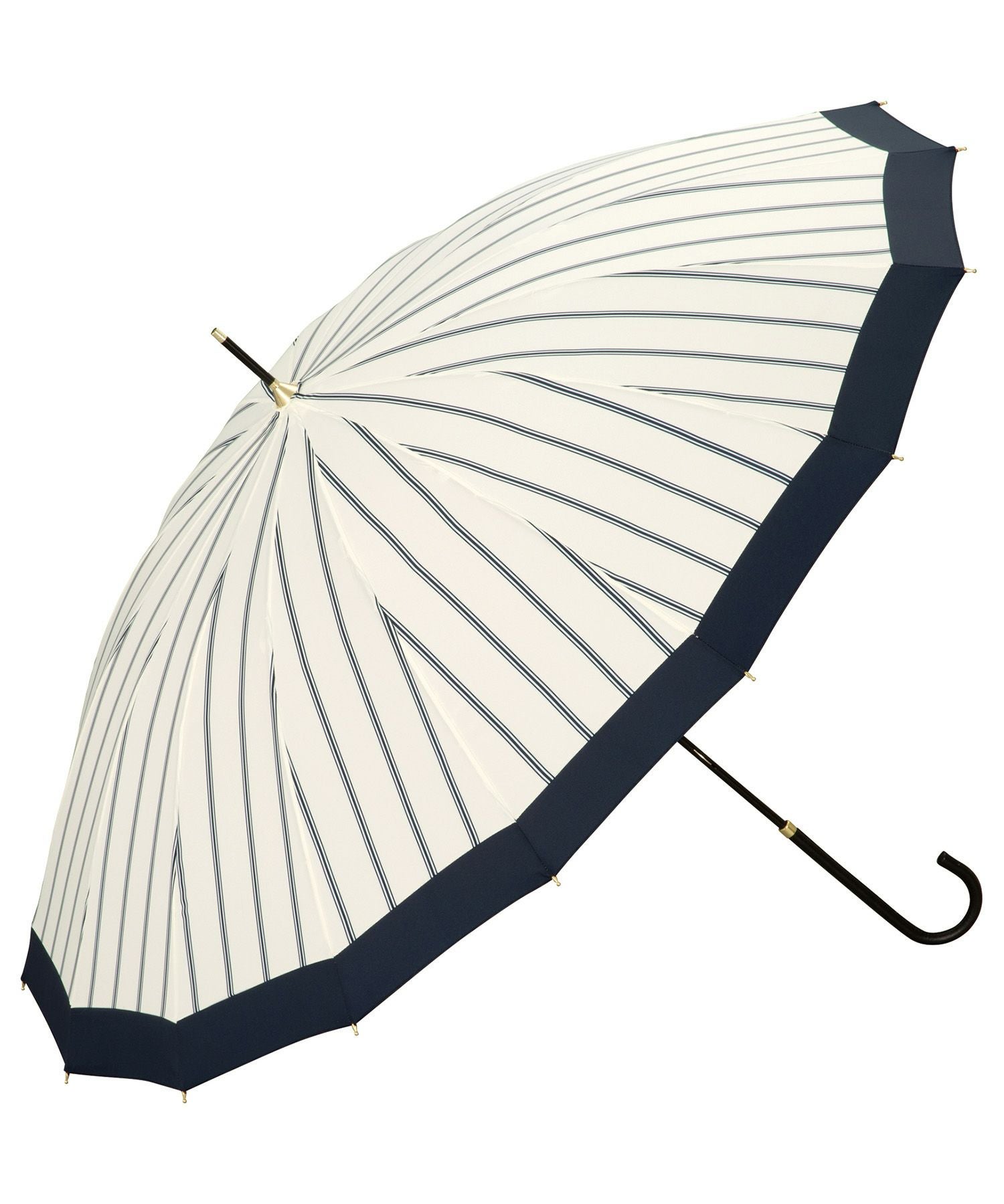 【タグ付き 未使用品】Ramuda ラムダ 市原 ストライプ 長傘 晴雨兼用 ストライプ長傘 タグ付き 未使用品】Ramuda ラムダ 市原 ストライプ 長