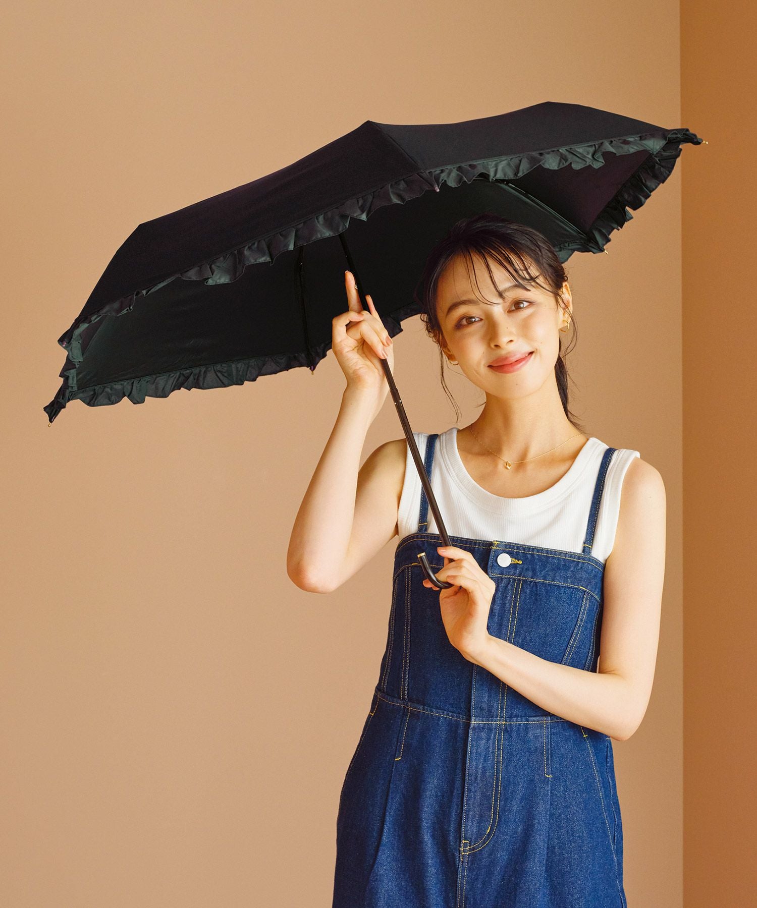 遮光クラシックフリル ミニ Wpc. ギフト対象 日傘 折りたたみ 晴雨兼用