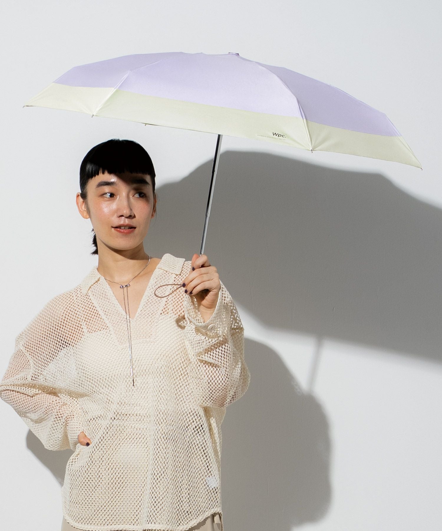 遮光切り継ぎタイニー Wpc. 日傘 折りたたみ 限定色 ギフト対象 tiny
