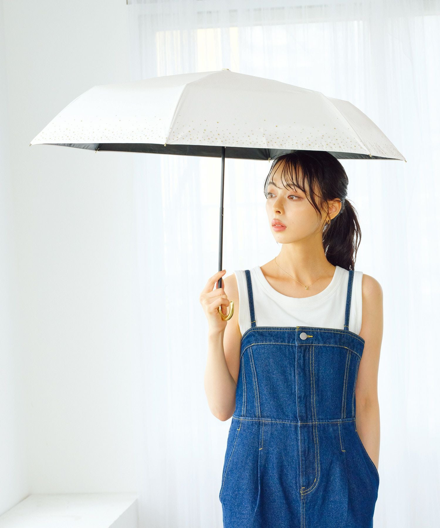 遮光リムスター ミニ ギフト対象 日傘 折りたたみ傘 晴雨兼用 | 【公式