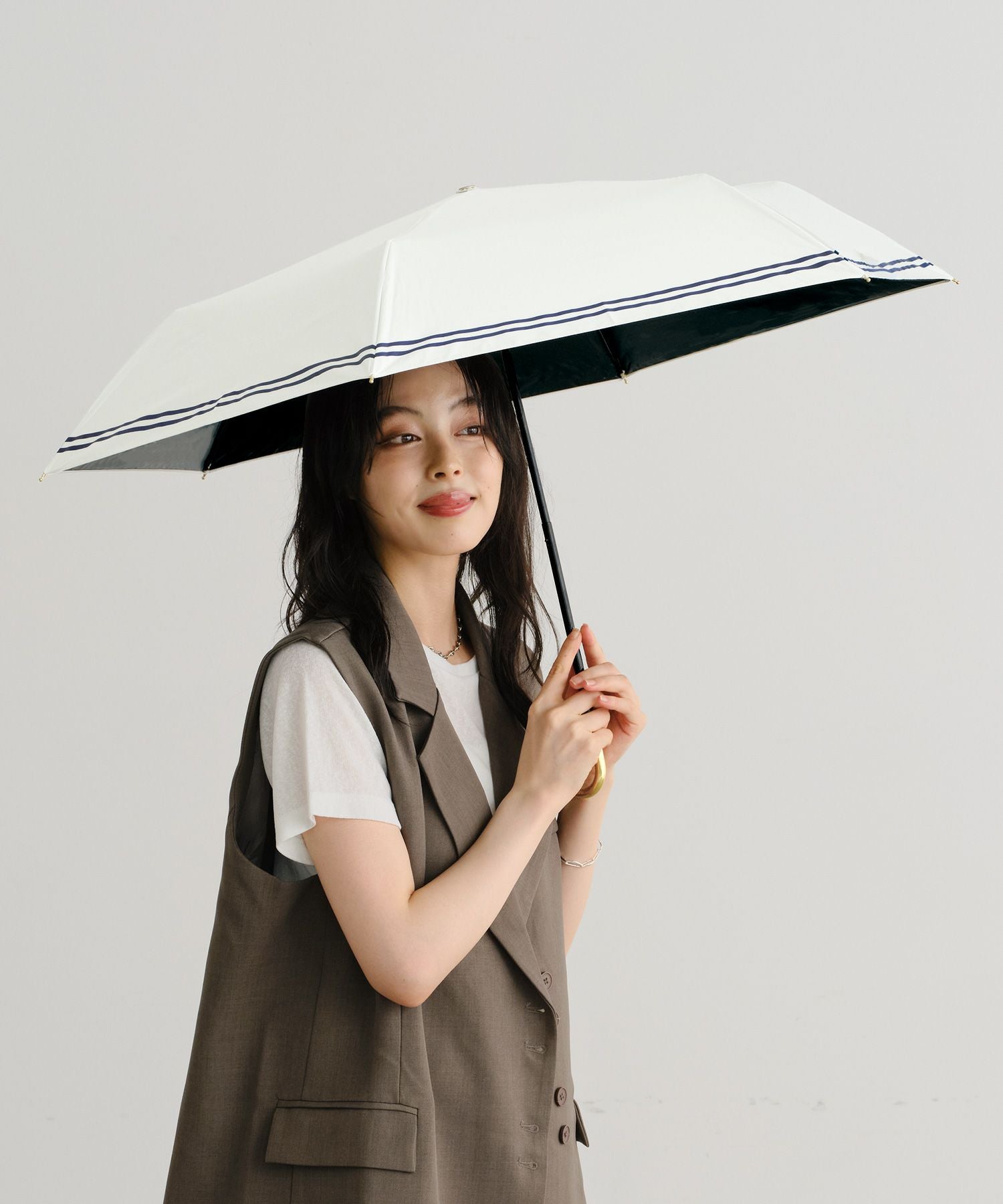 遮光セーラー ミニ Wpc. ギフト対象 日傘 折りたたみ 晴雨兼用