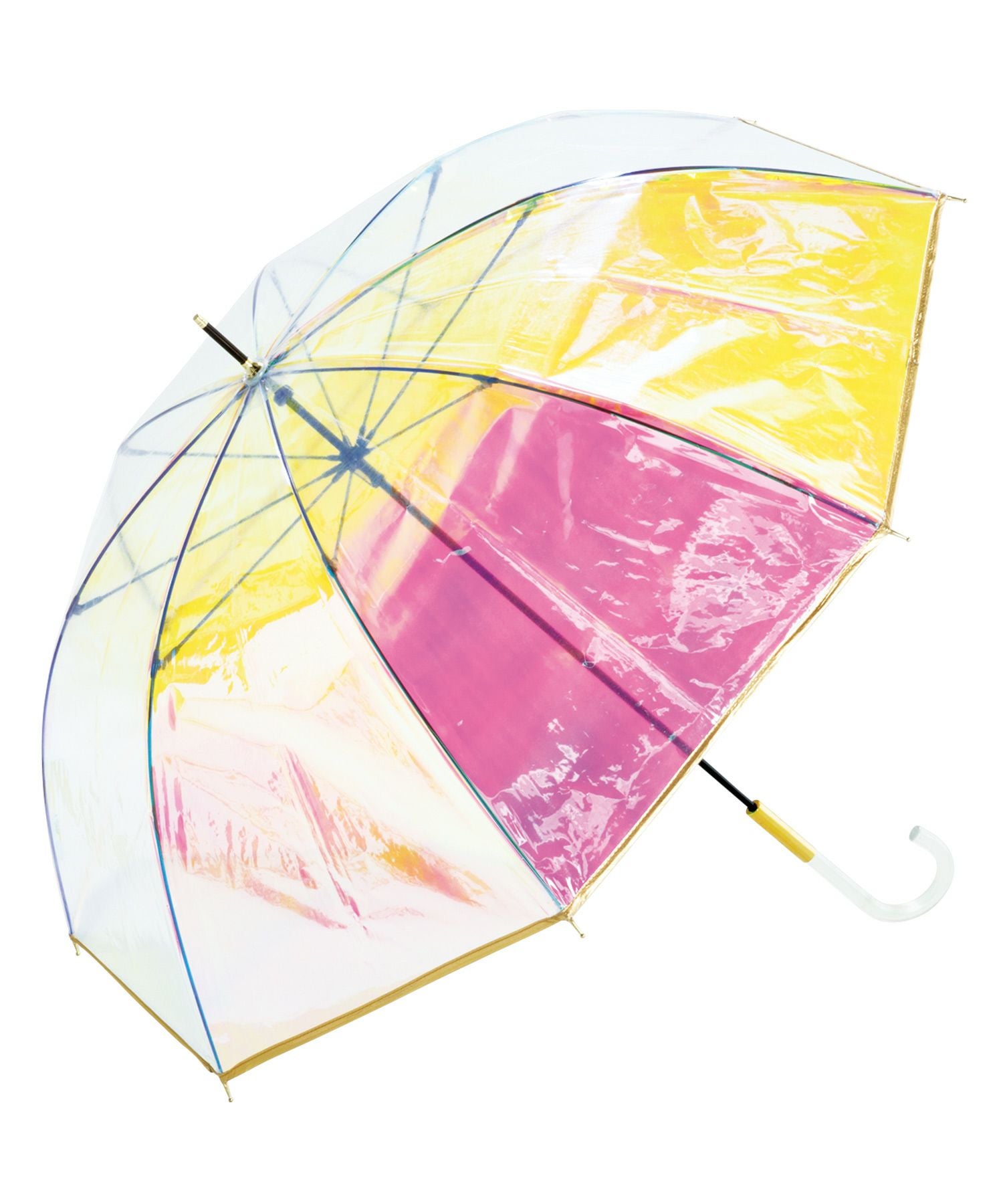 パイピング シャイニーアンブレラ shiny plastic umbrella 長傘 雨傘