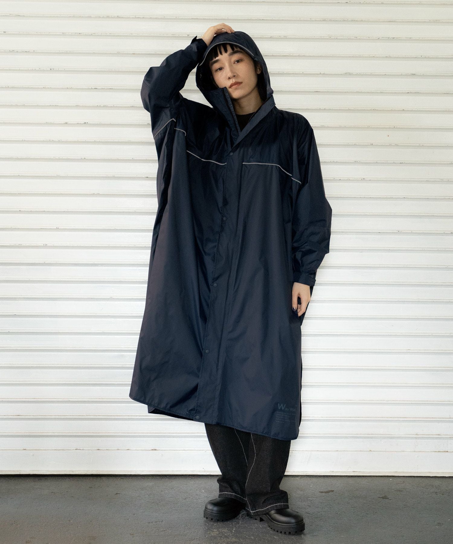 レインバイシクルスリーブポンチョ W by Wpc. レインポンチョ 送料無料