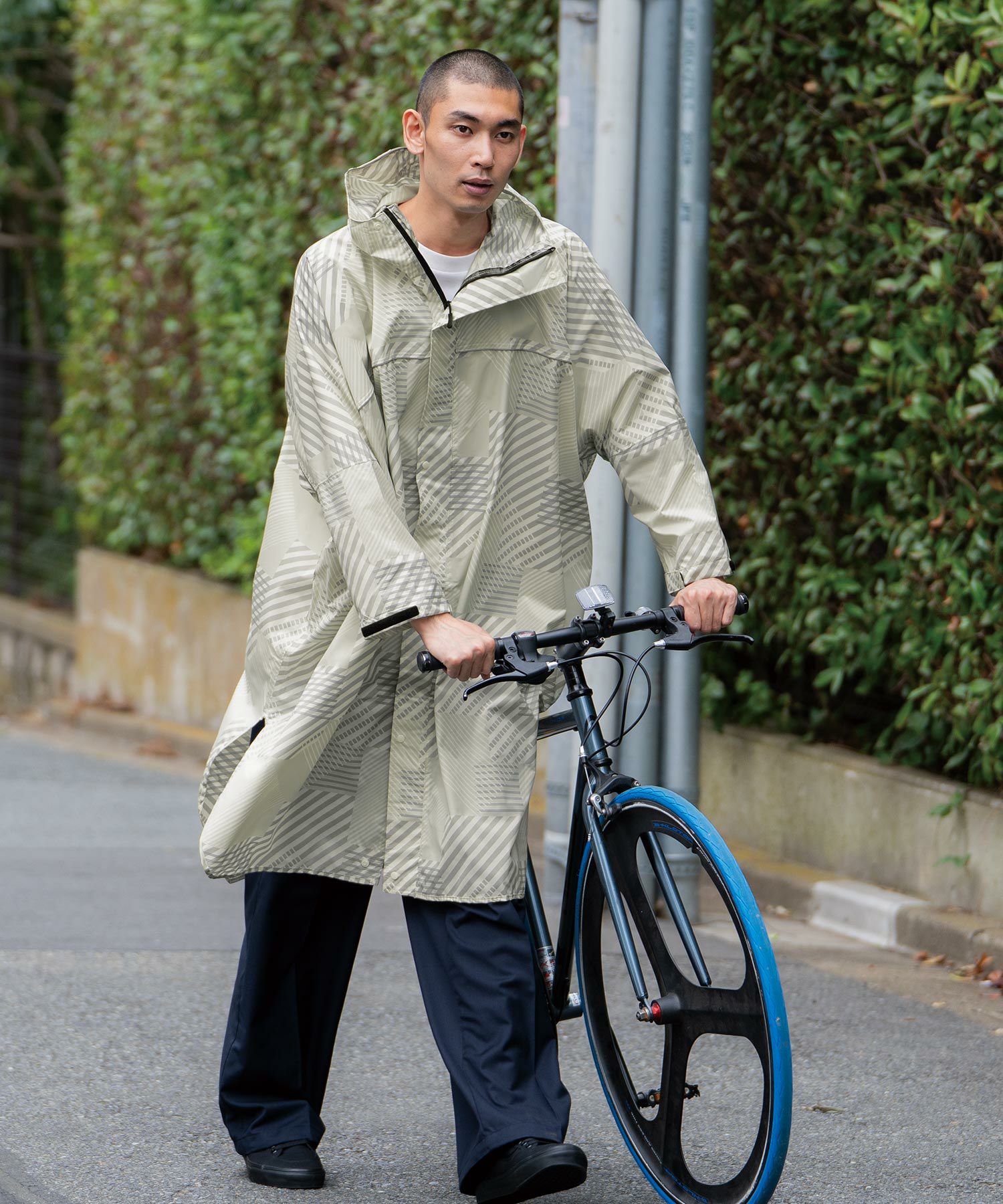 レインバイシクルスリーブポンチョ W by Wpc. レインポンチョ 送料無料