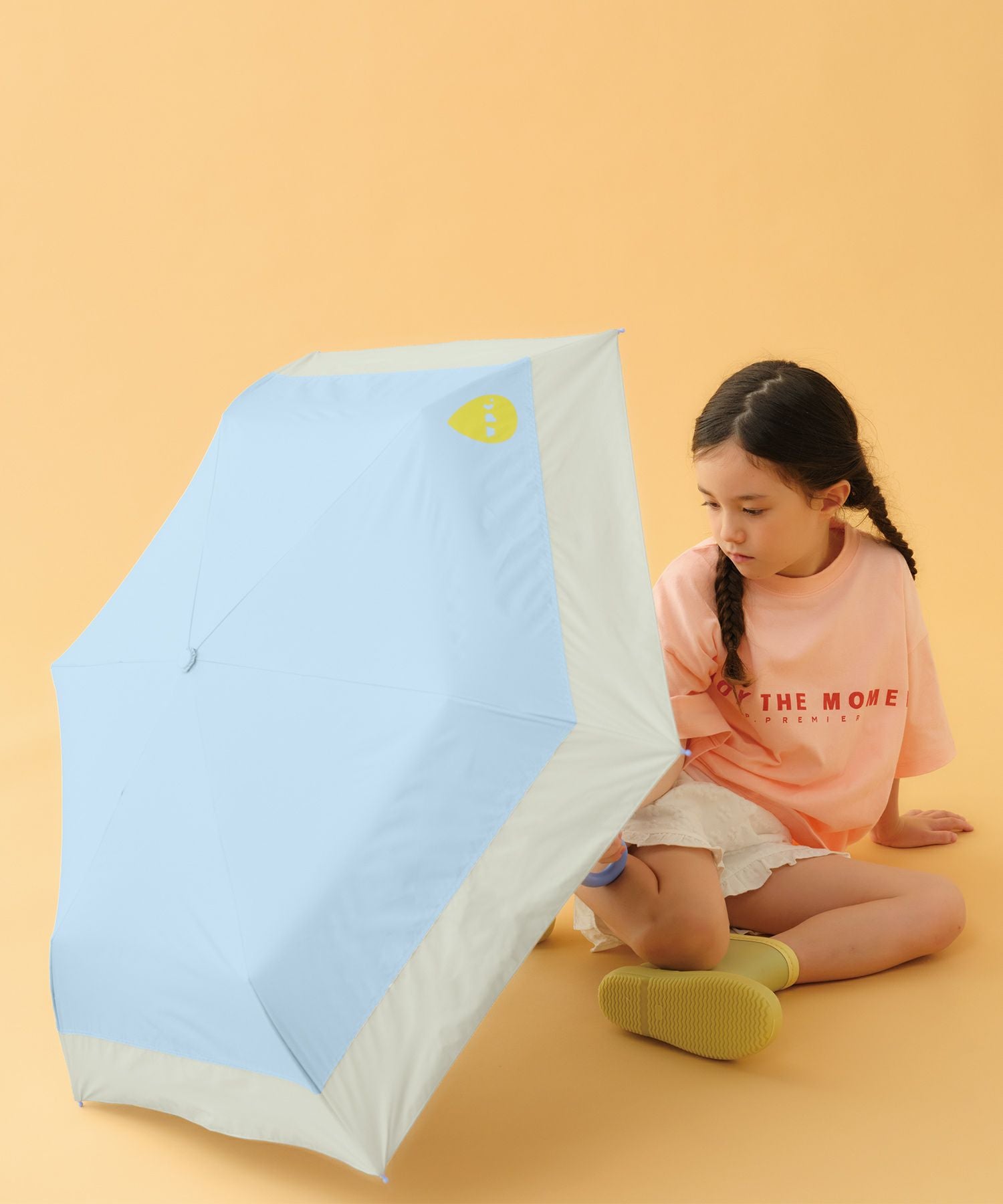 キッズ】遮光切り継ぎ キッズ日傘 折りたたみミニ 晴雨兼用 Wpc. KIDS