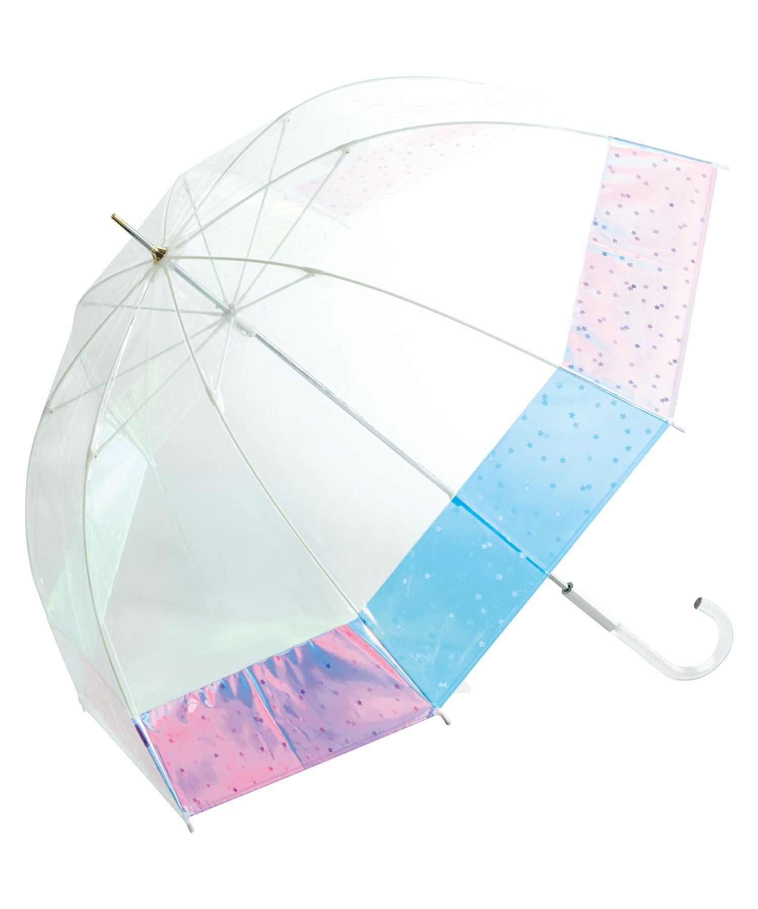 プリントドームシャイニーアンブレラ shiny plastic umbrella 長傘