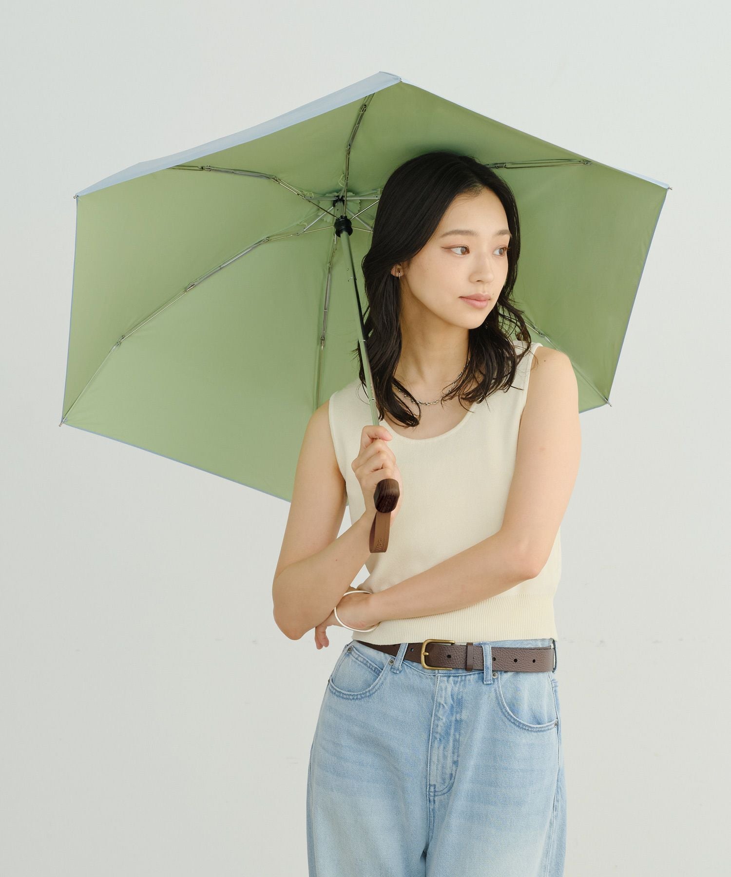 遮光インサイドカラータイニー Wpc. ギフト対象 日傘 折りたたみ tiny