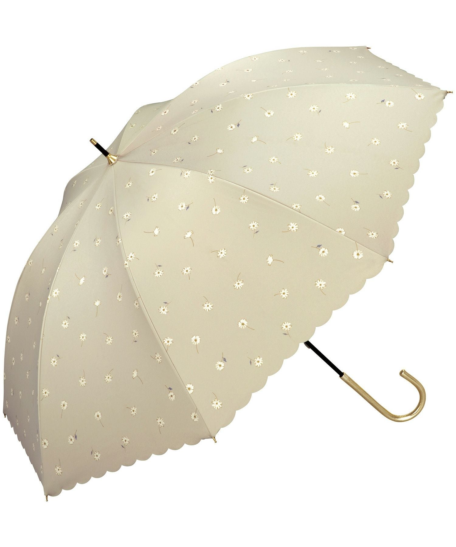 遮光ゴールドラインマーガレット 日傘 長傘 晴雨兼用 Wpc. | 【公式