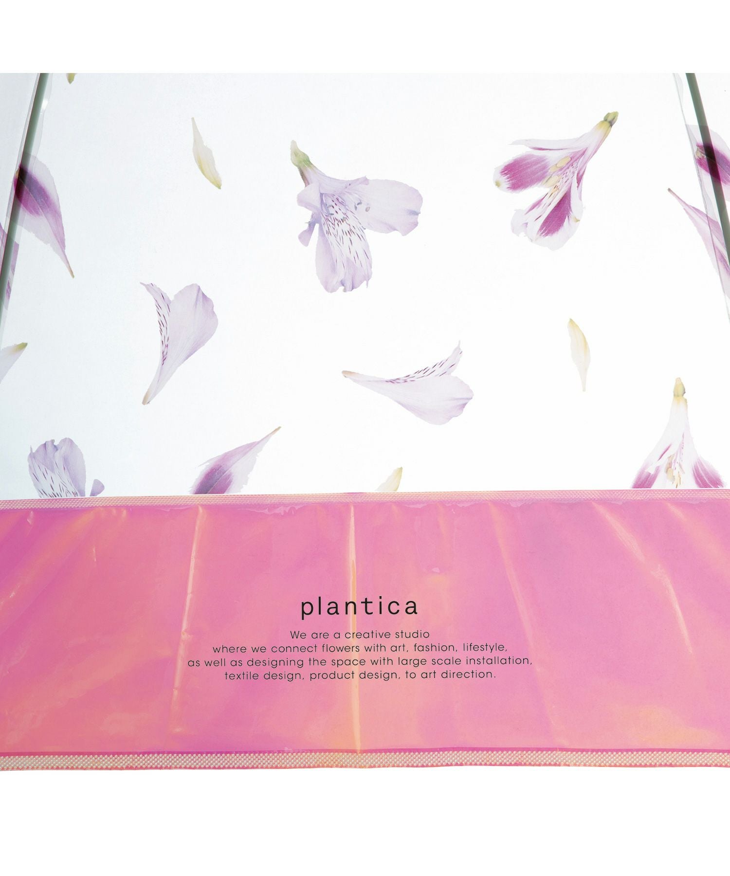 plantica×Wpc.]フラワーアンブレラ プラスティック シャイニー shiny