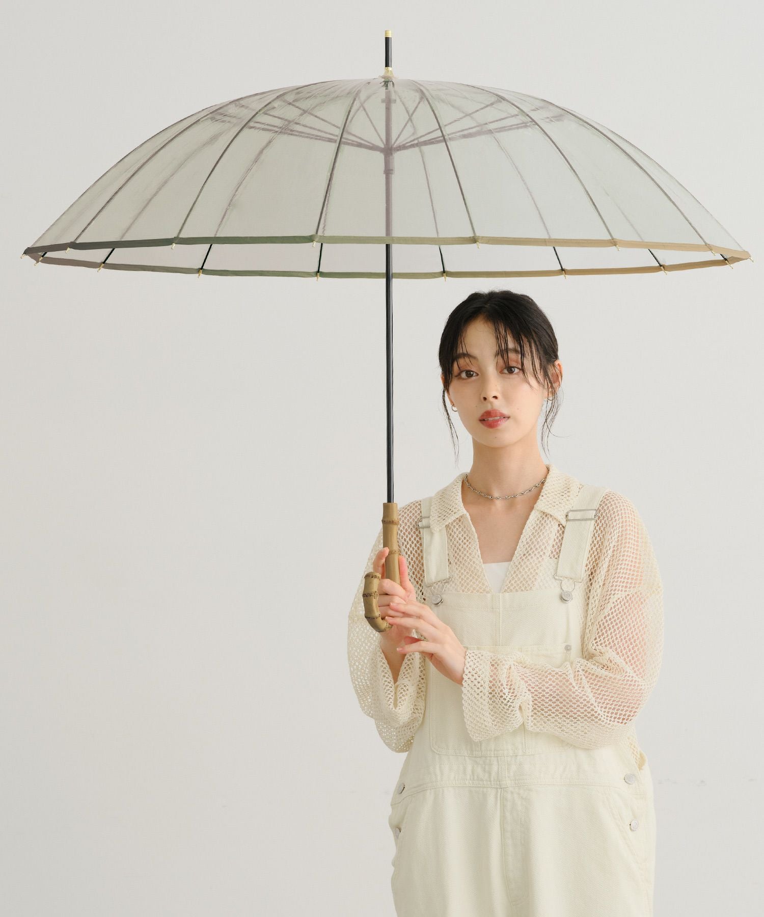 16Kプラスティックパイピング(限定色) Wpc. ビニール傘 長傘 雨傘 16本