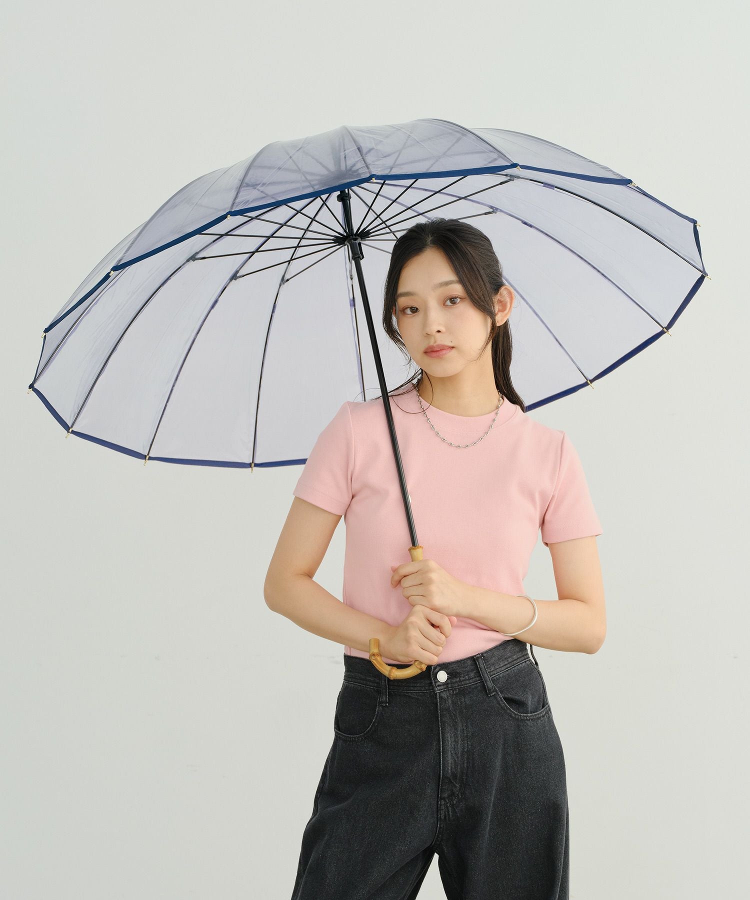 新品未使用　モンブランヤマグチ　ラ エドリーム　長傘 55cm 16本骨　紫色 楽天市場】東京洋傘 晴雨兼用ほぐし織 ボーダー自転車 折傘 株式会社
