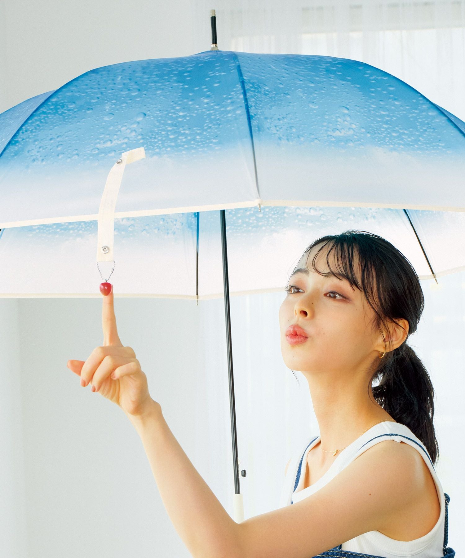 旅する喫茶×Wpc. クリームソーダアンブレラ 雨傘 ビニール傘