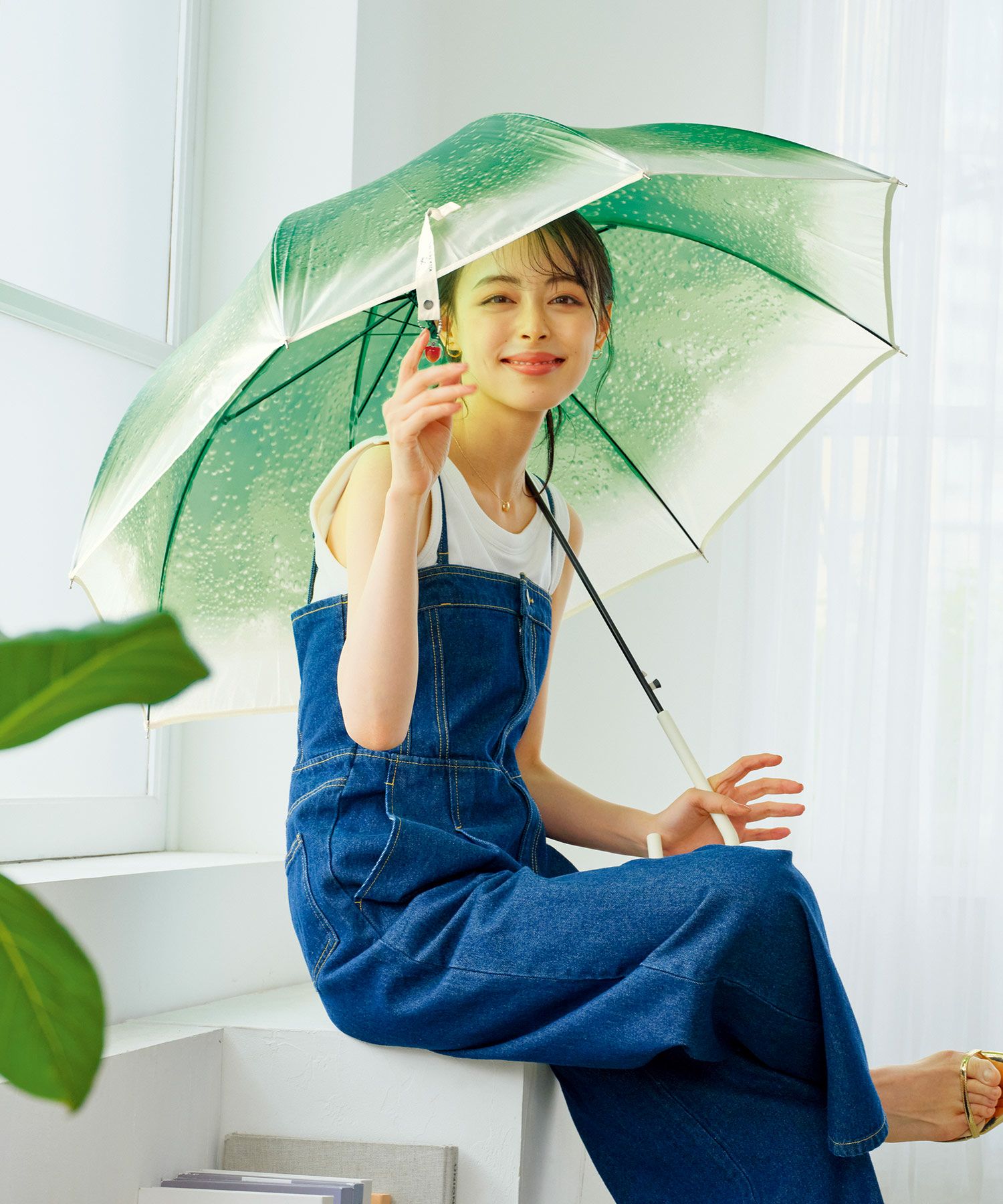 旅する喫茶×Wpc. クリームソーダアンブレラ 雨傘 ビニール傘