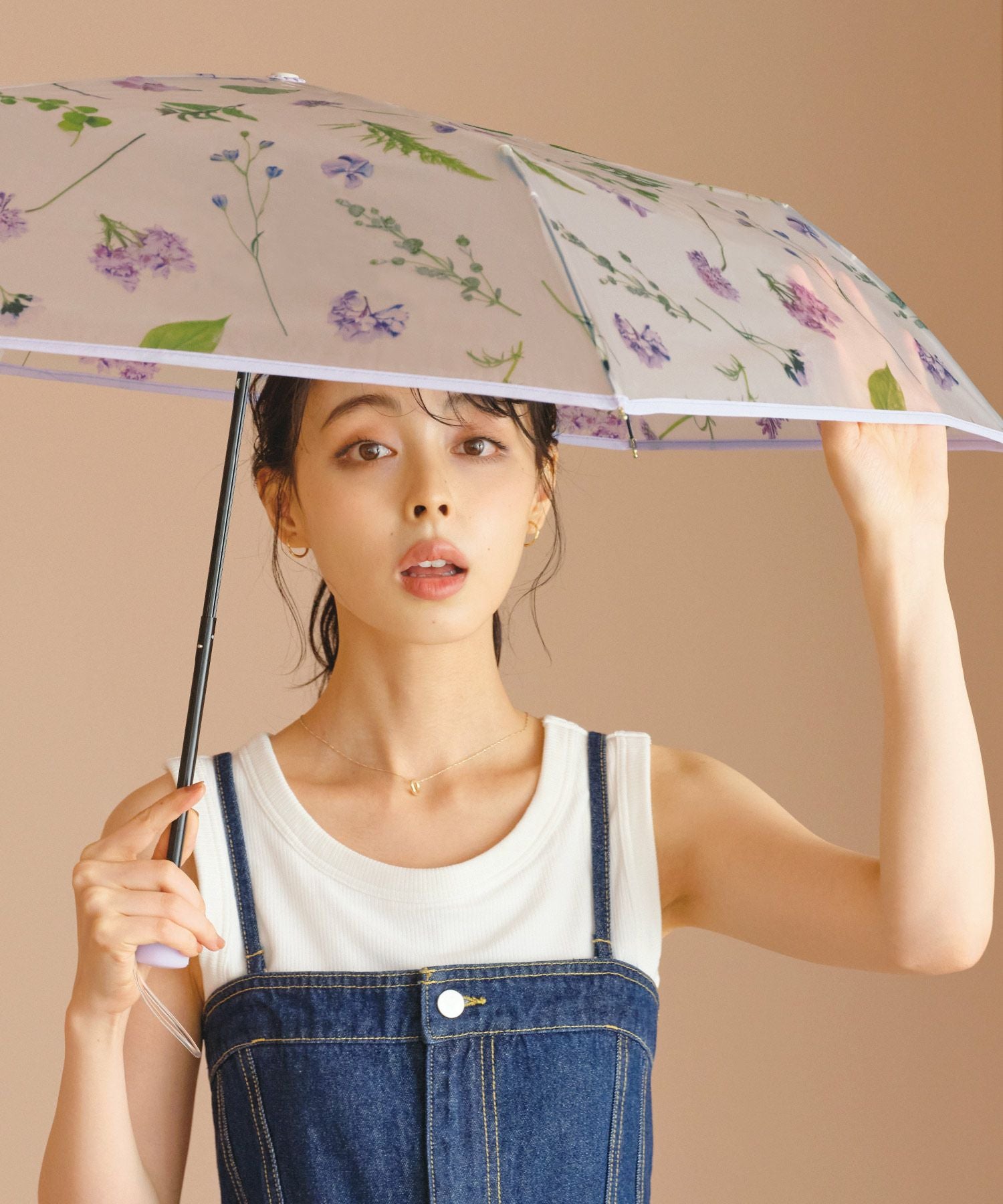 plantica× Wpc.]フラワーアンブレラプラスティック ミニ Wpc. ビニール