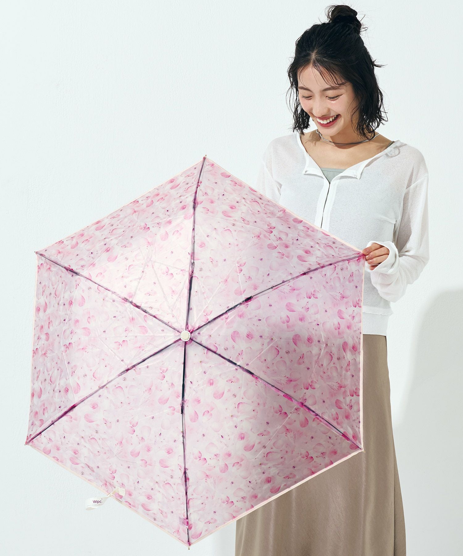 plantica× Wpc.]フラワーアンブレラプラスティック ミニ Wpc. ビニール