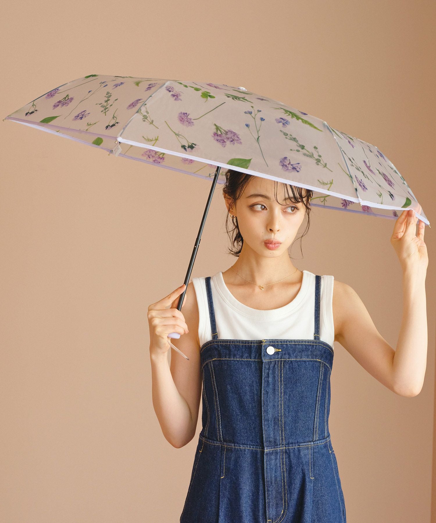 plantica× Wpc.]フラワーアンブレラプラスティック ミニ Wpc. ビニール