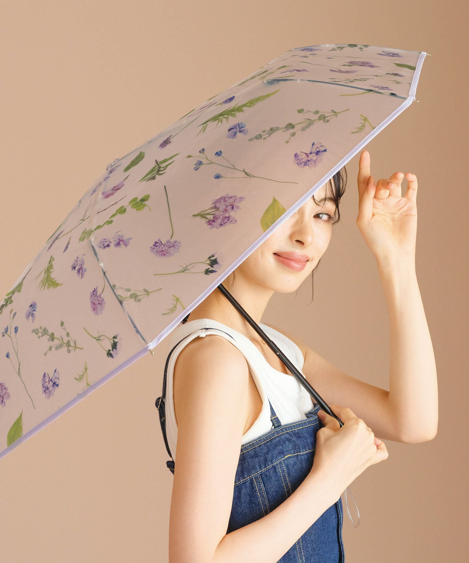 plantica× Wpc.]フラワーアンブレラプラスティック ミニ Wpc. ビニール