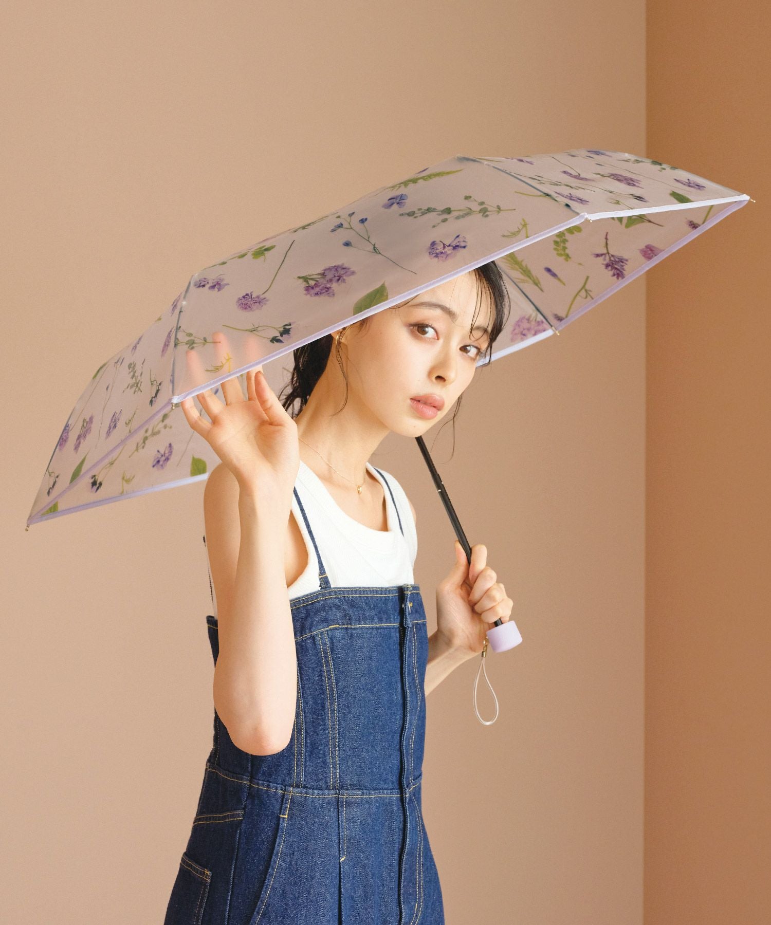 plantica× Wpc.]フラワーアンブレラプラスティック ミニ Wpc. ビニール