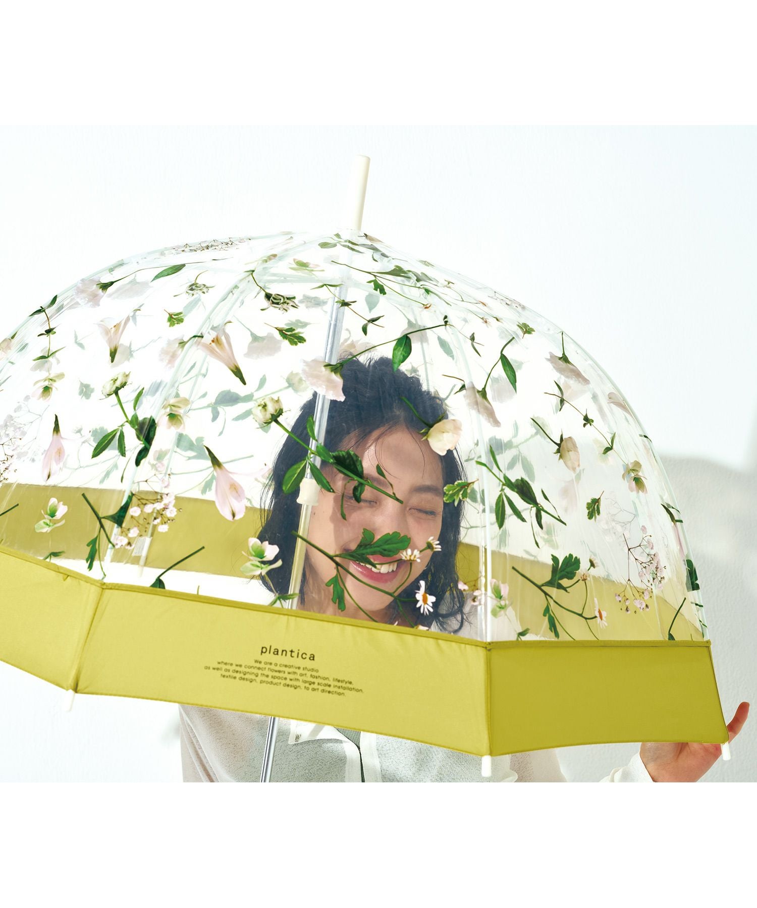 セール40%オフ】[ビニール傘]plantica×Wpc. フラワーアンブレラ
