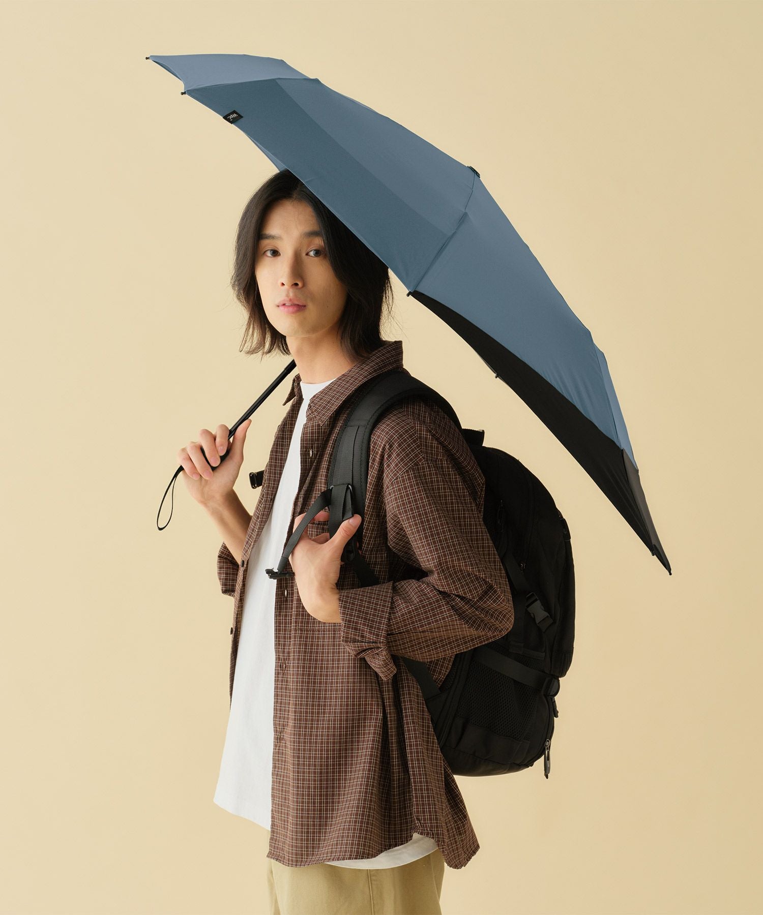 UNISEX BACK PROTECT FOLDING Wpc. 折りたたみ傘 雨傘 晴雨兼用 ギフト
