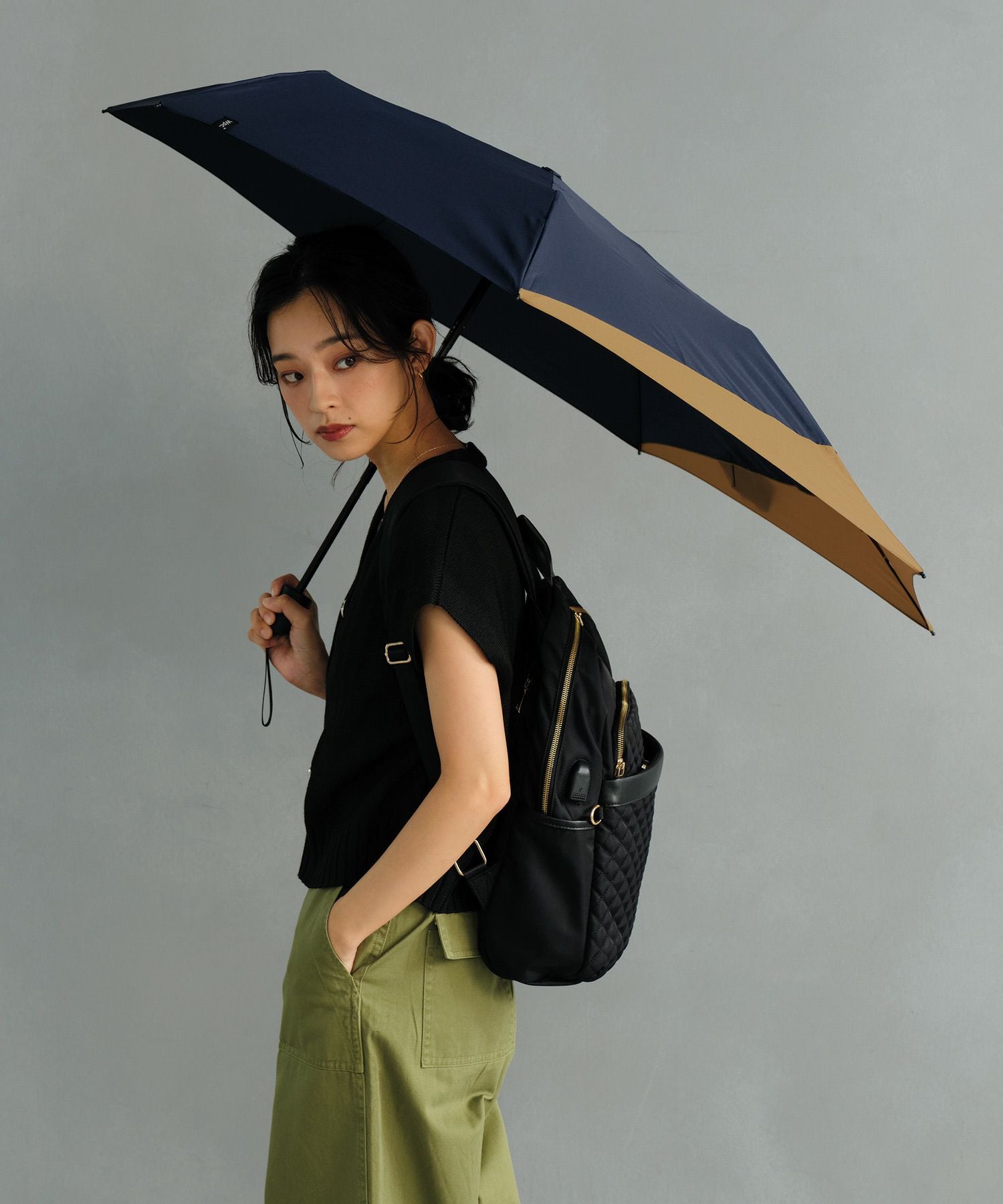 【屋外未使用】【値下げ】ENFOLD 晴雨兼用折りたたみ傘 マジで軽い傘 晴雨兼用折りたたみ傘 マジカルテックプロテクション