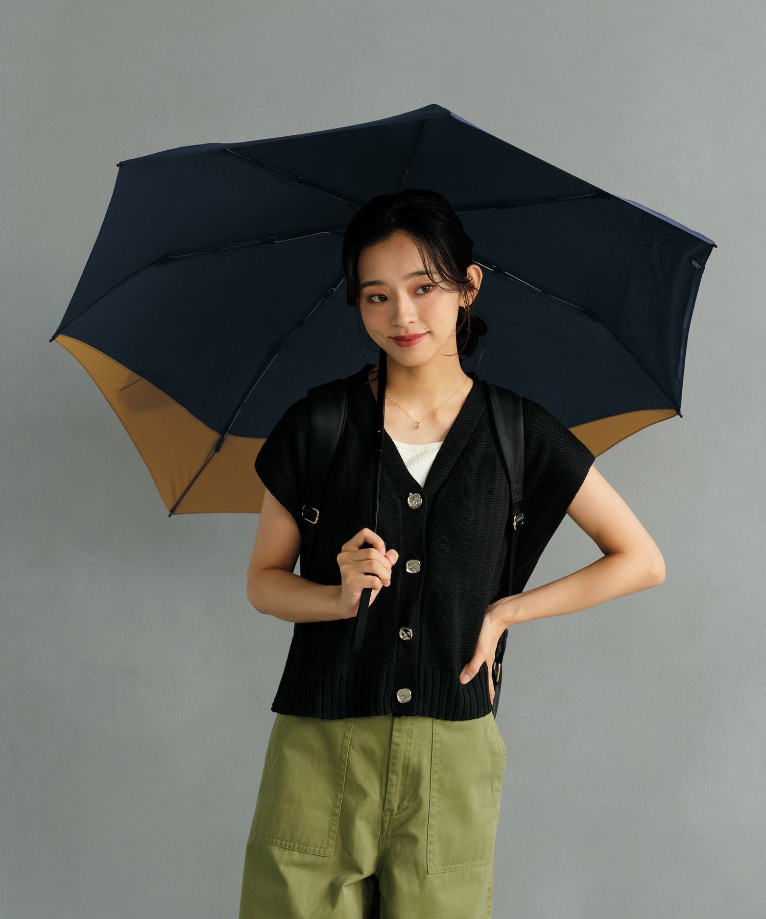 【屋外未使用】【値下げ】ENFOLD 晴雨兼用折りたたみ傘 マジで軽い傘 晴雨兼用折りたたみ傘 マジカルテックプロテクション