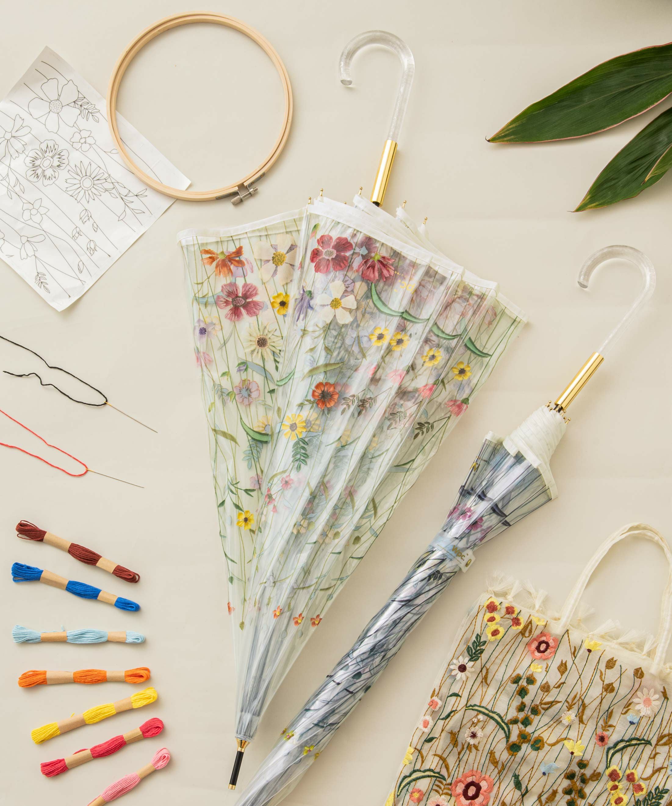刺繍風アンブレラ Wpc. 雨傘 ビニール傘 長傘 Wpc. | 【公式】Wpc