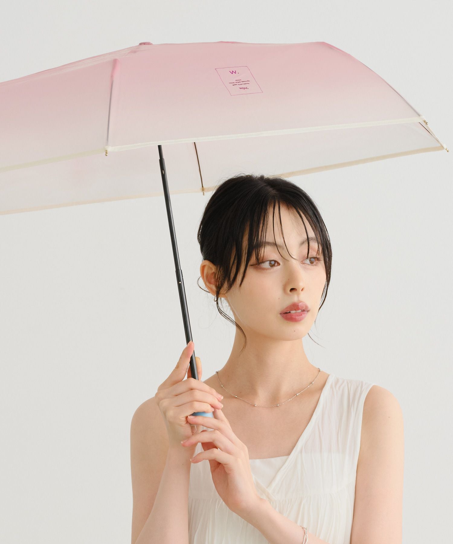 コスメティックアンブレラ ミニ Wpc. 雨傘 折りたたみ傘 ビニール傘