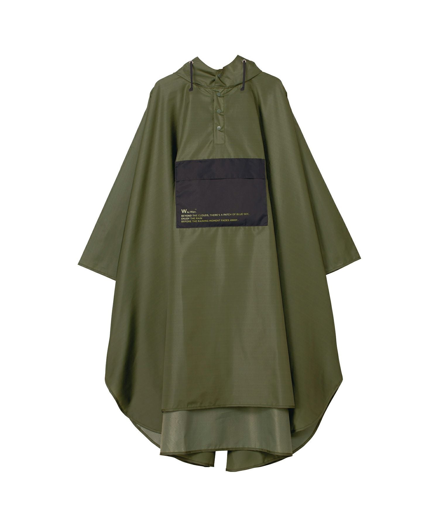 Traditional Weatherwear パッカブルレインポンチョ パッカブルポンチョ バイカラーユニセックス グッズ W by Wpc. ギフト