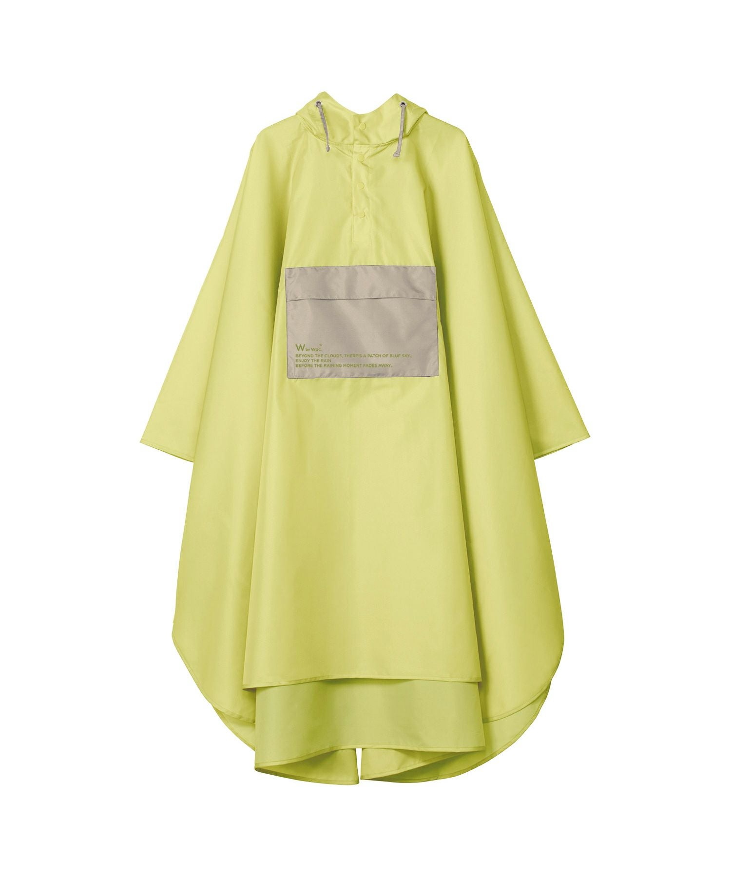 パッカブルポンチョ バイカラーユニセックス W by Wpc. ギフト対象
