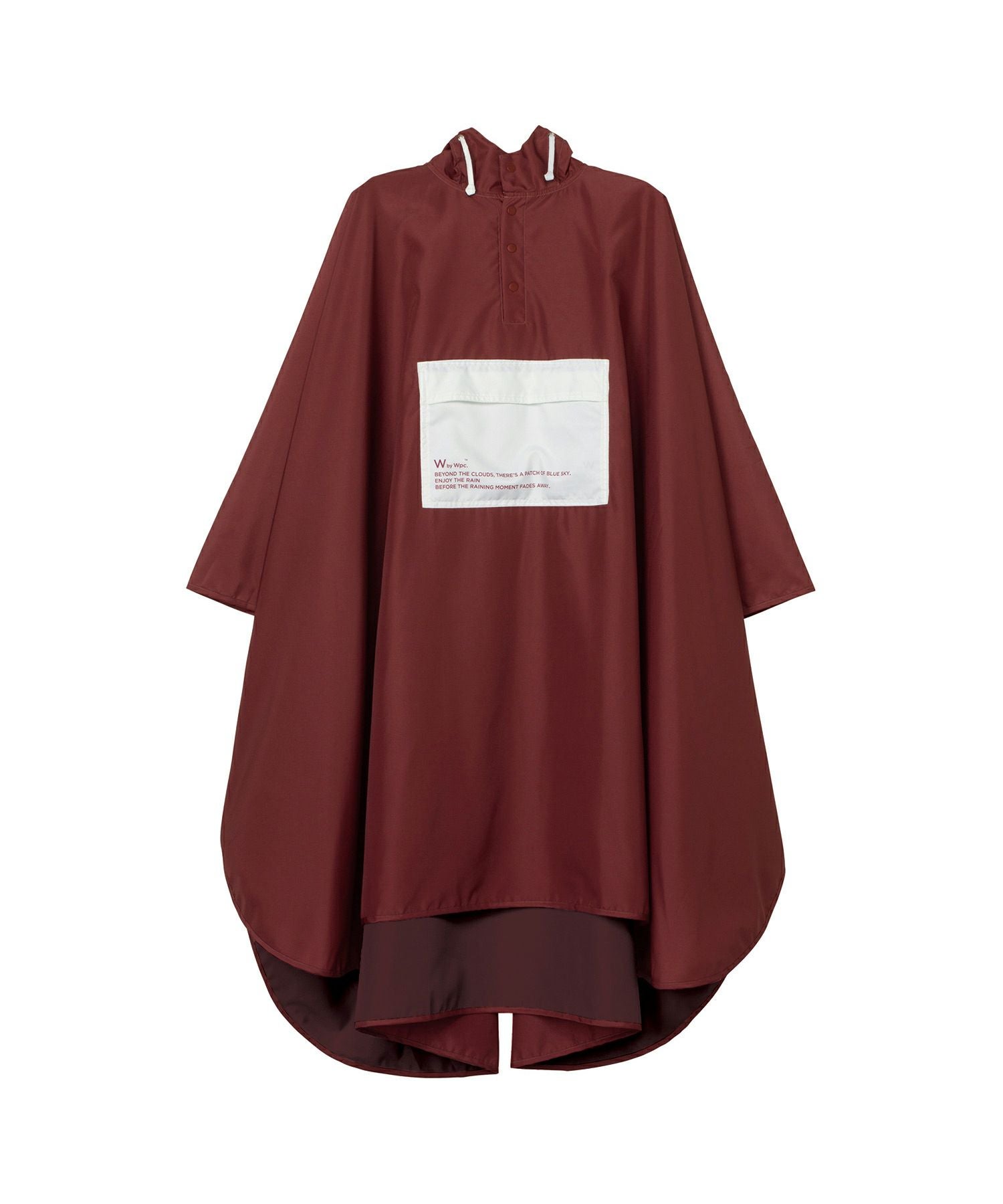 パッカブルポンチョ バイカラーユニセックス グッズ W by Wpc. ギフト