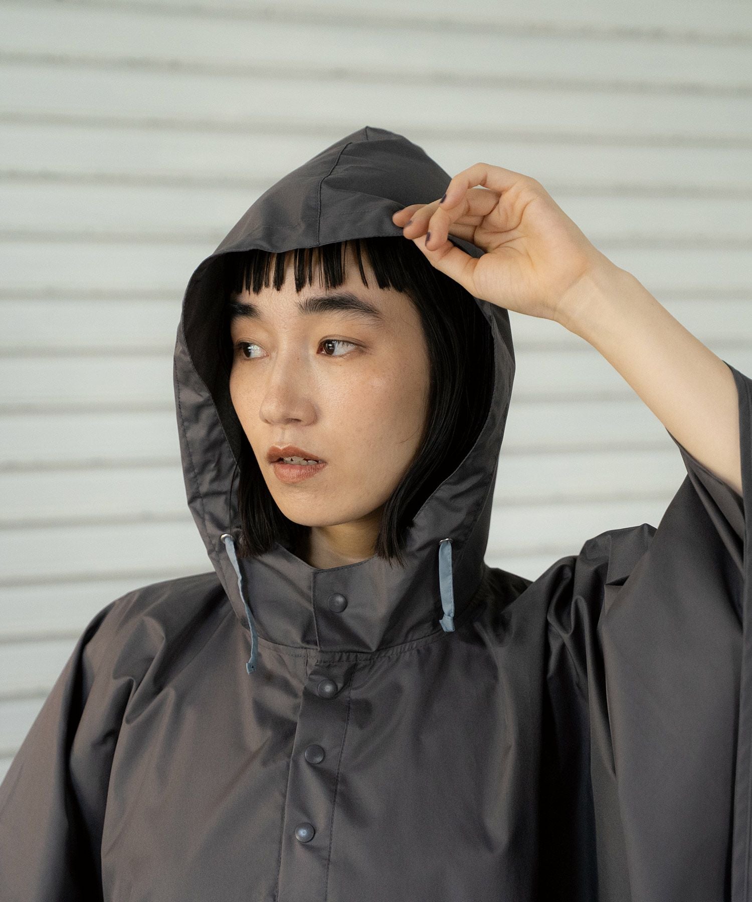 パッカブルポンチョ バイカラーユニセックス グッズ W by Wpc. ギフト