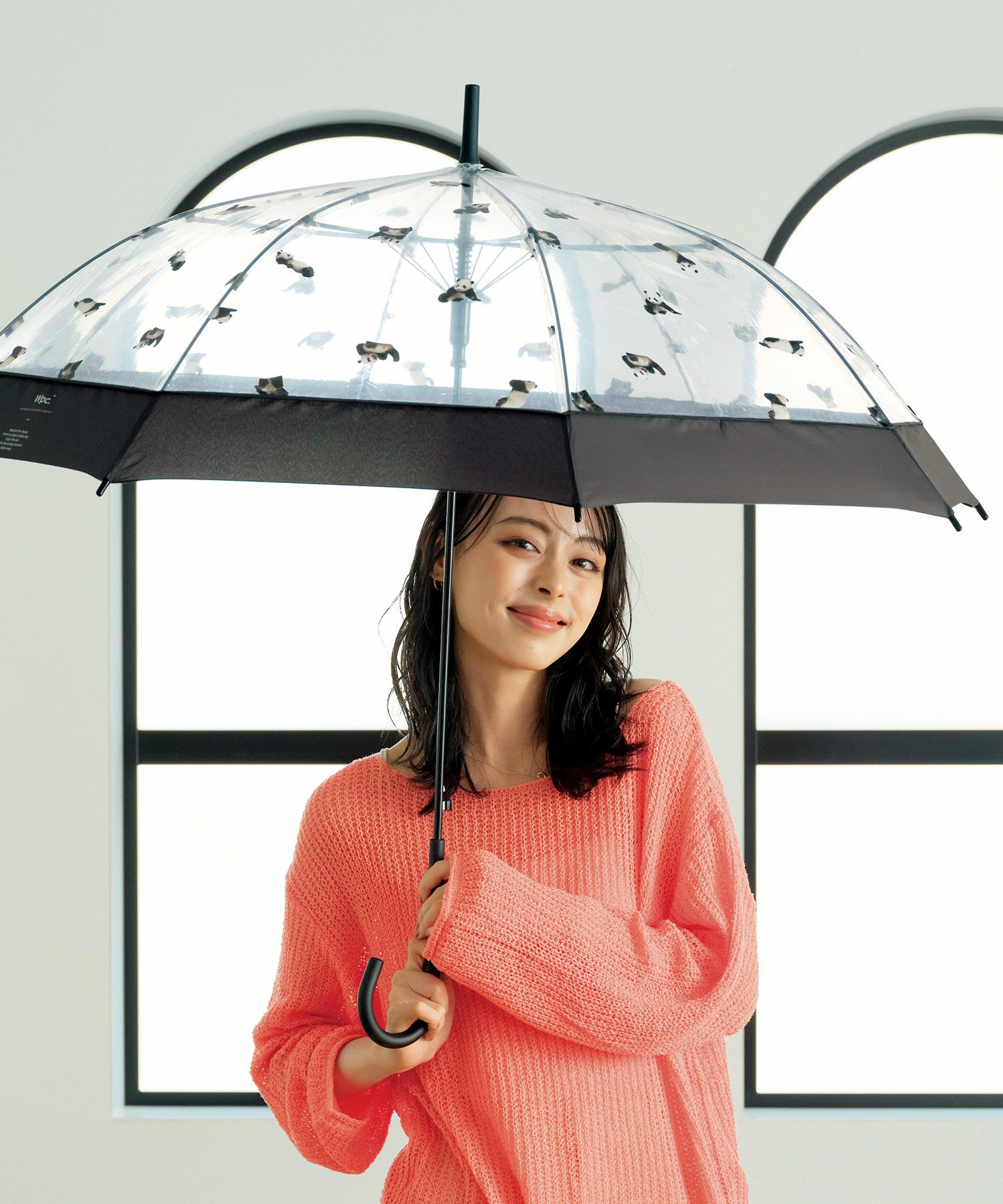 公式限定》ころころパンダアンブレラ Wpc. 雨傘 長傘 晴雨兼用