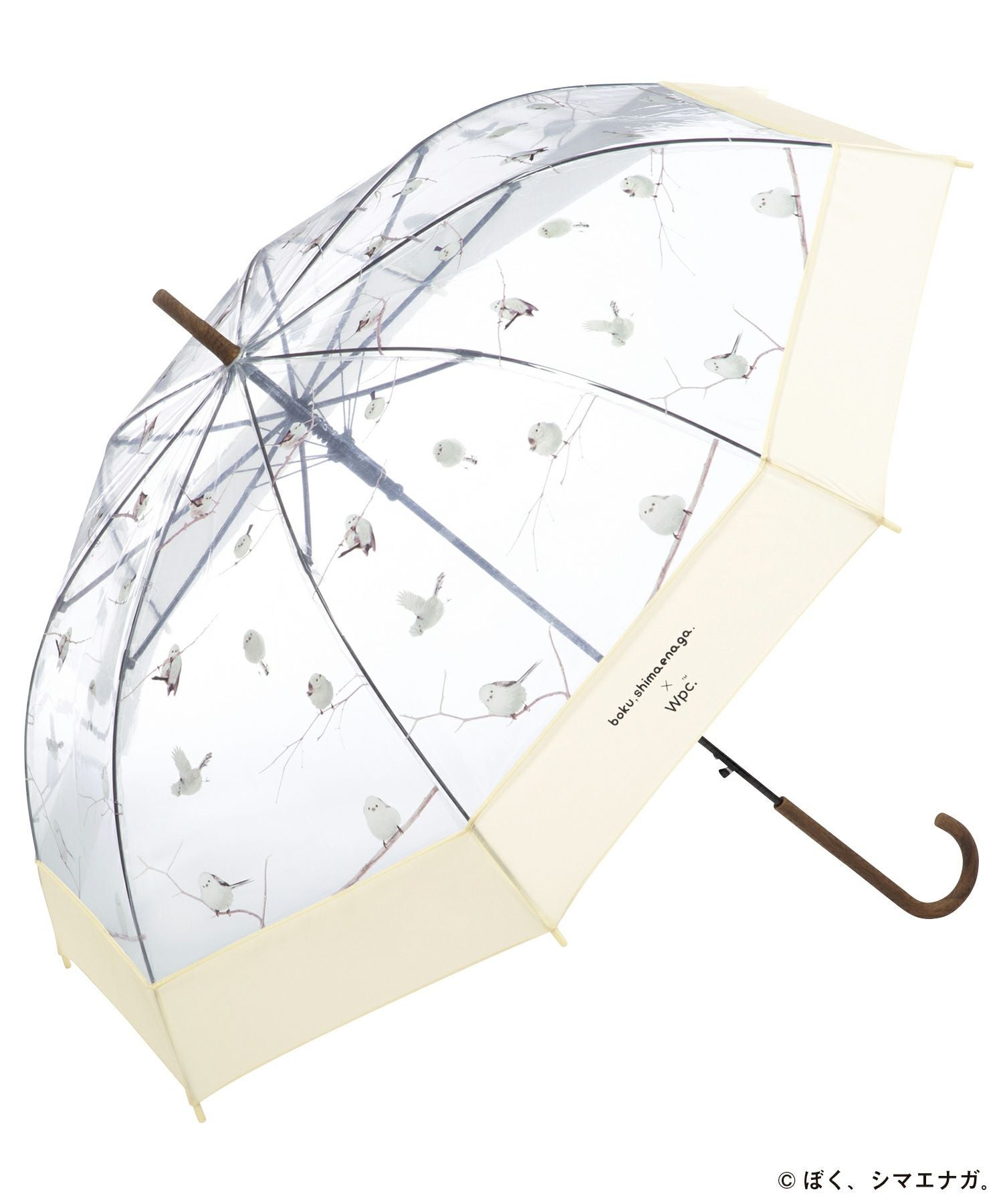 やなぎさわごう×Wpc. シマエナガアンブレラ Wpc. 雨傘 ビニール傘 長傘