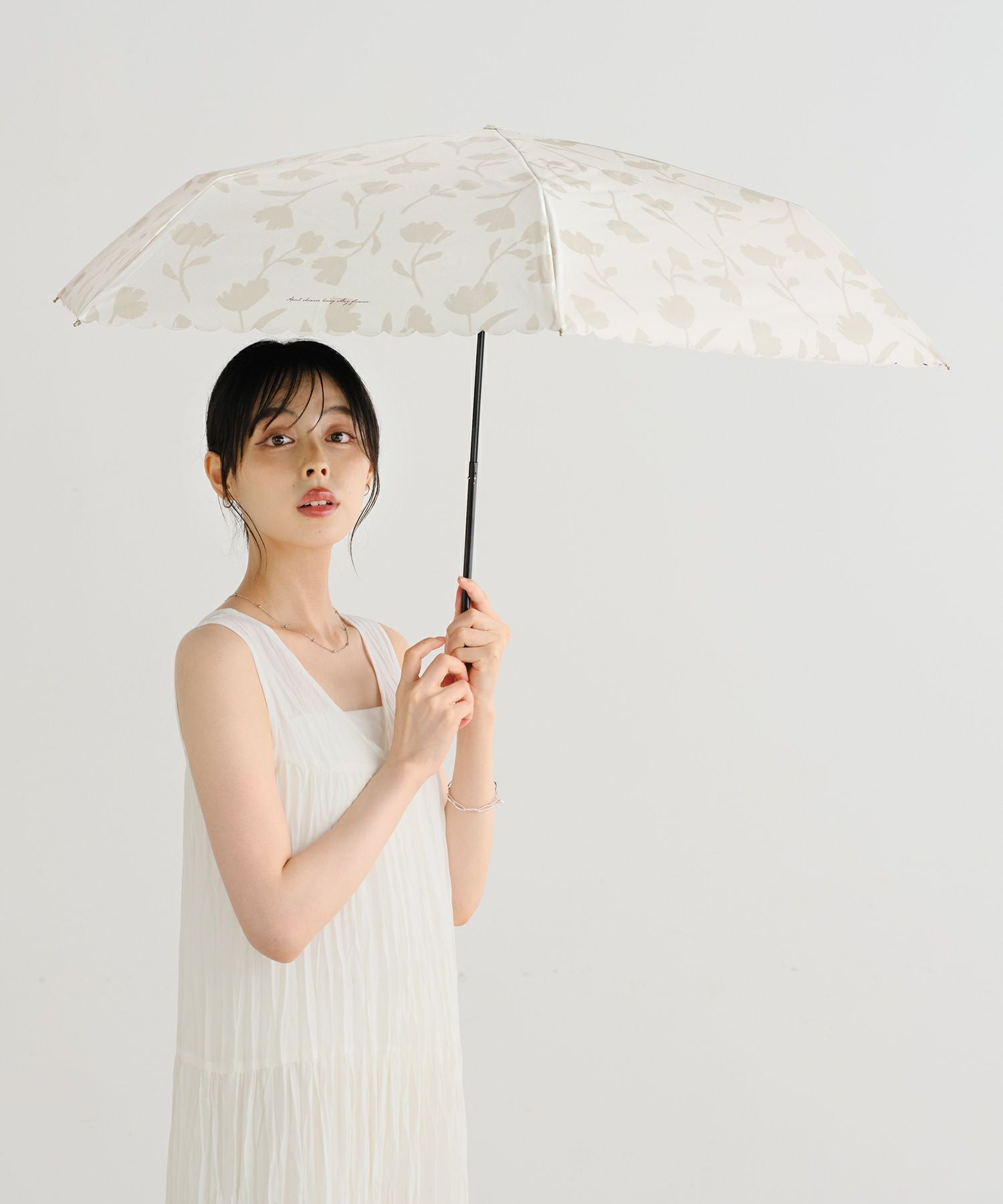 遮光フラワーシャドウ ミニ Wpc. ギフト対象 日傘 折りたたみ 晴雨兼用