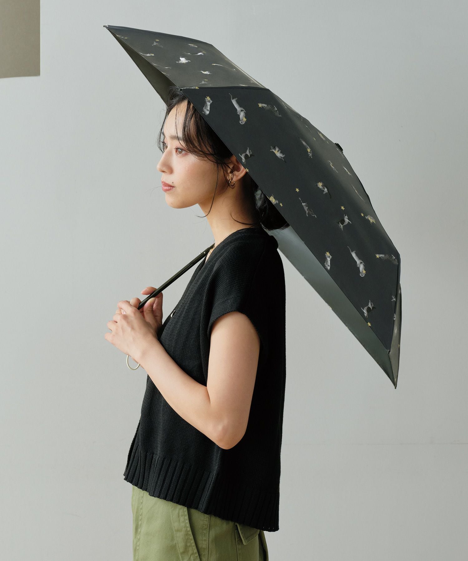 沖昌之× Wpc. 遮光軽量アンブレにゃん Wpc. ギフト対象 日傘