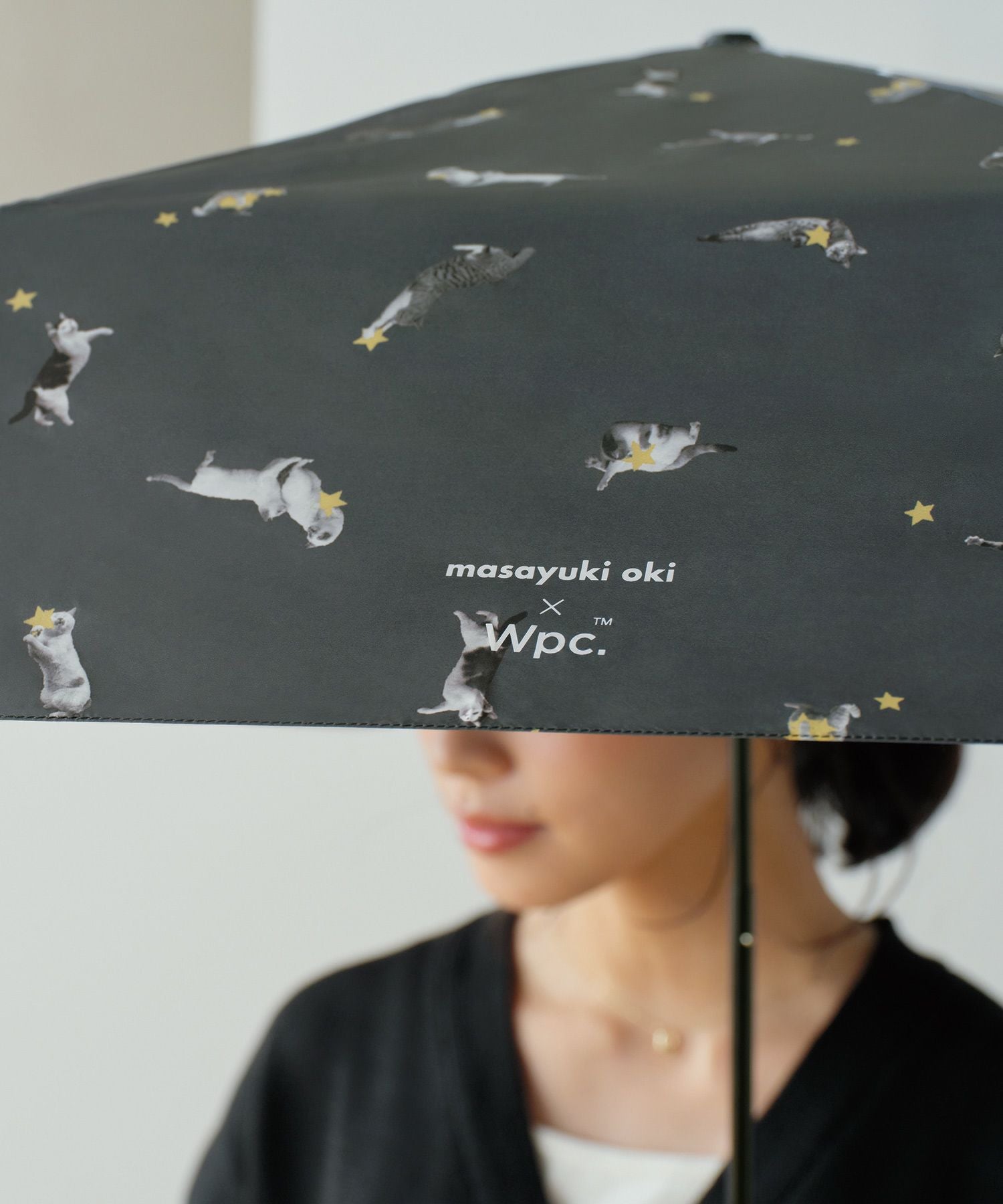 沖昌之× Wpc. 遮光軽量アンブレにゃん Wpc. ギフト対象 日傘