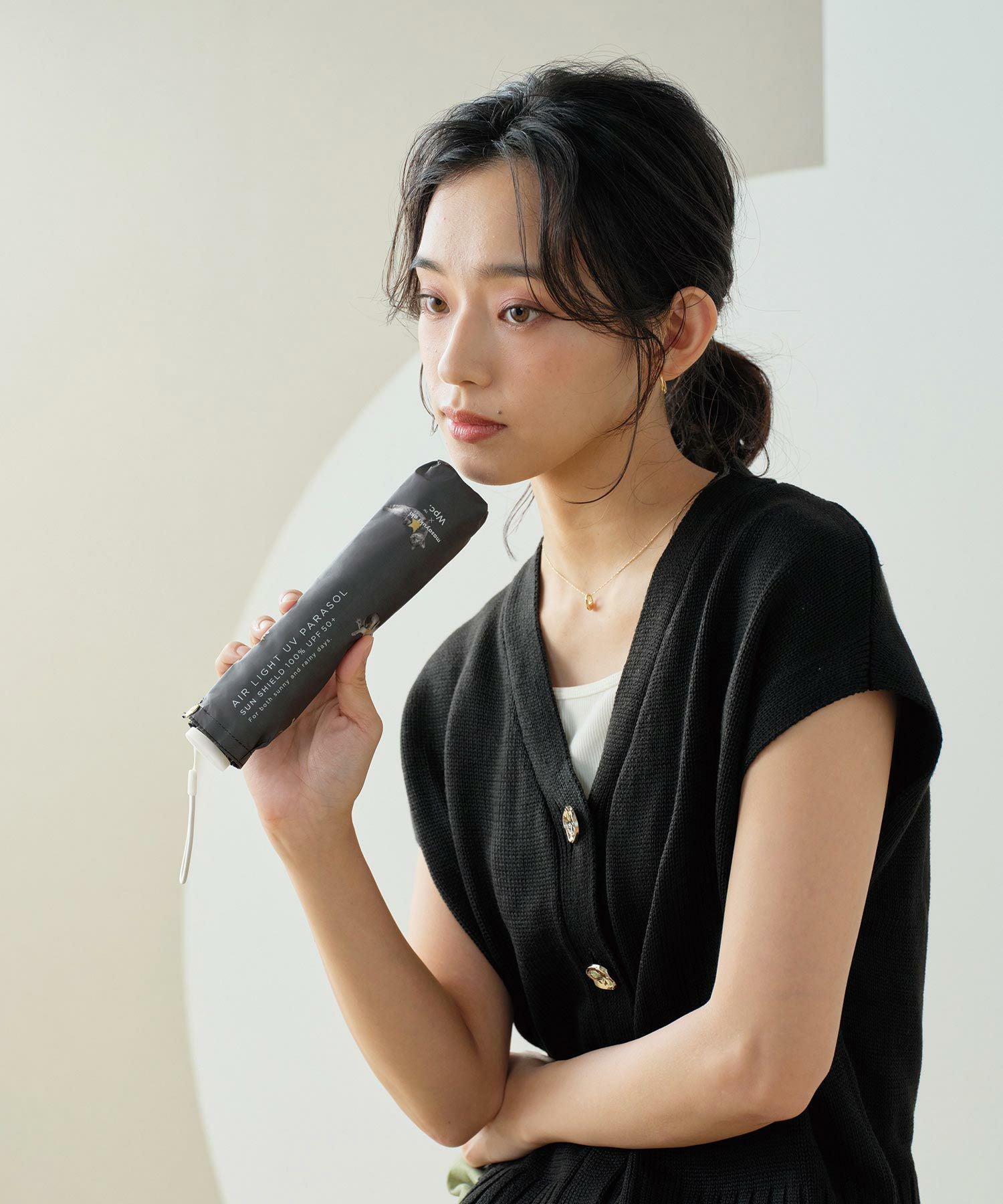 沖昌之× Wpc. 遮光軽量アンブレにゃん Wpc. ギフト対象 日傘