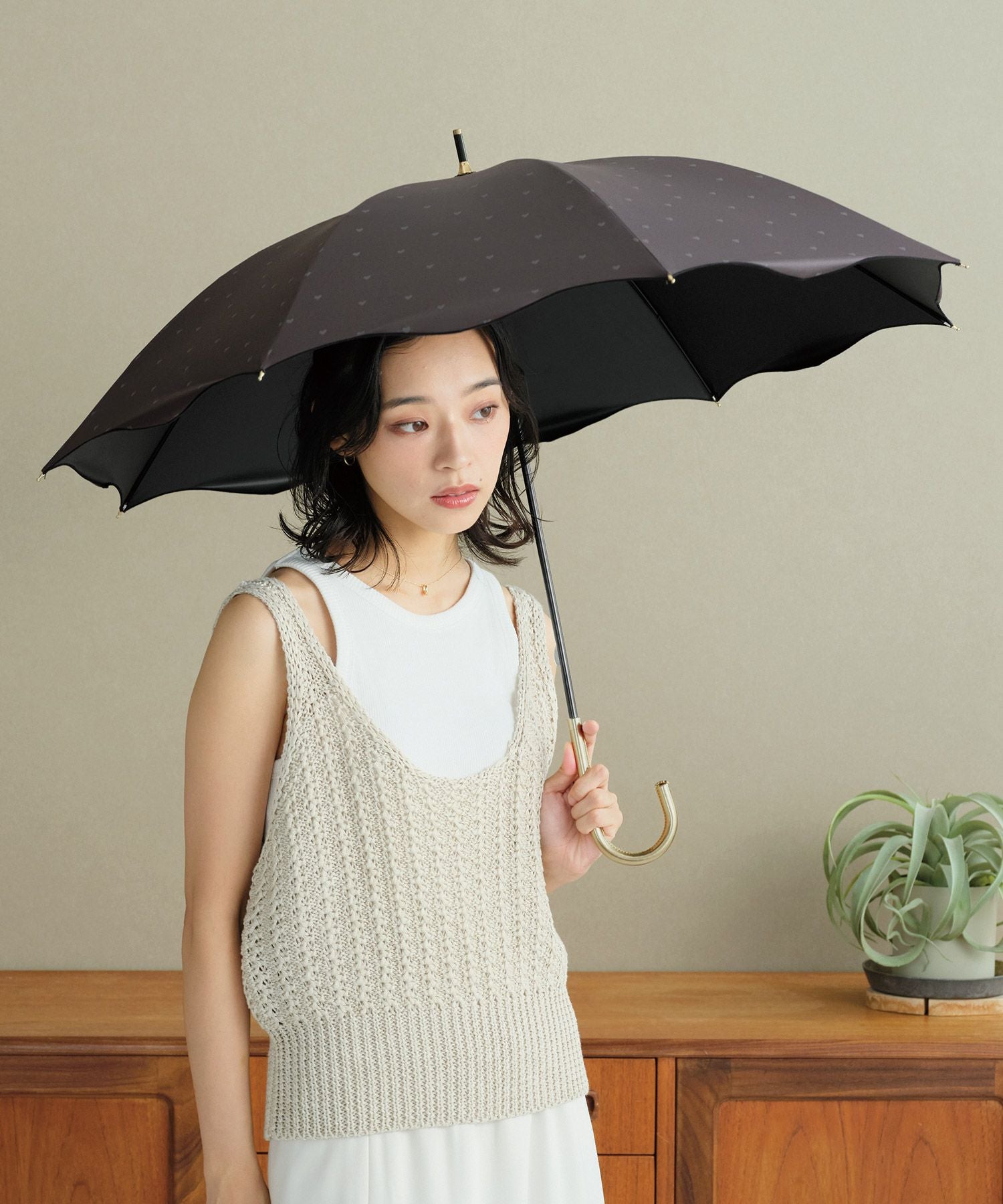 遮光ハートメロウ Wpc. 日傘 長傘 晴雨兼用 | 【公式】Wpc. ONLINE STORE