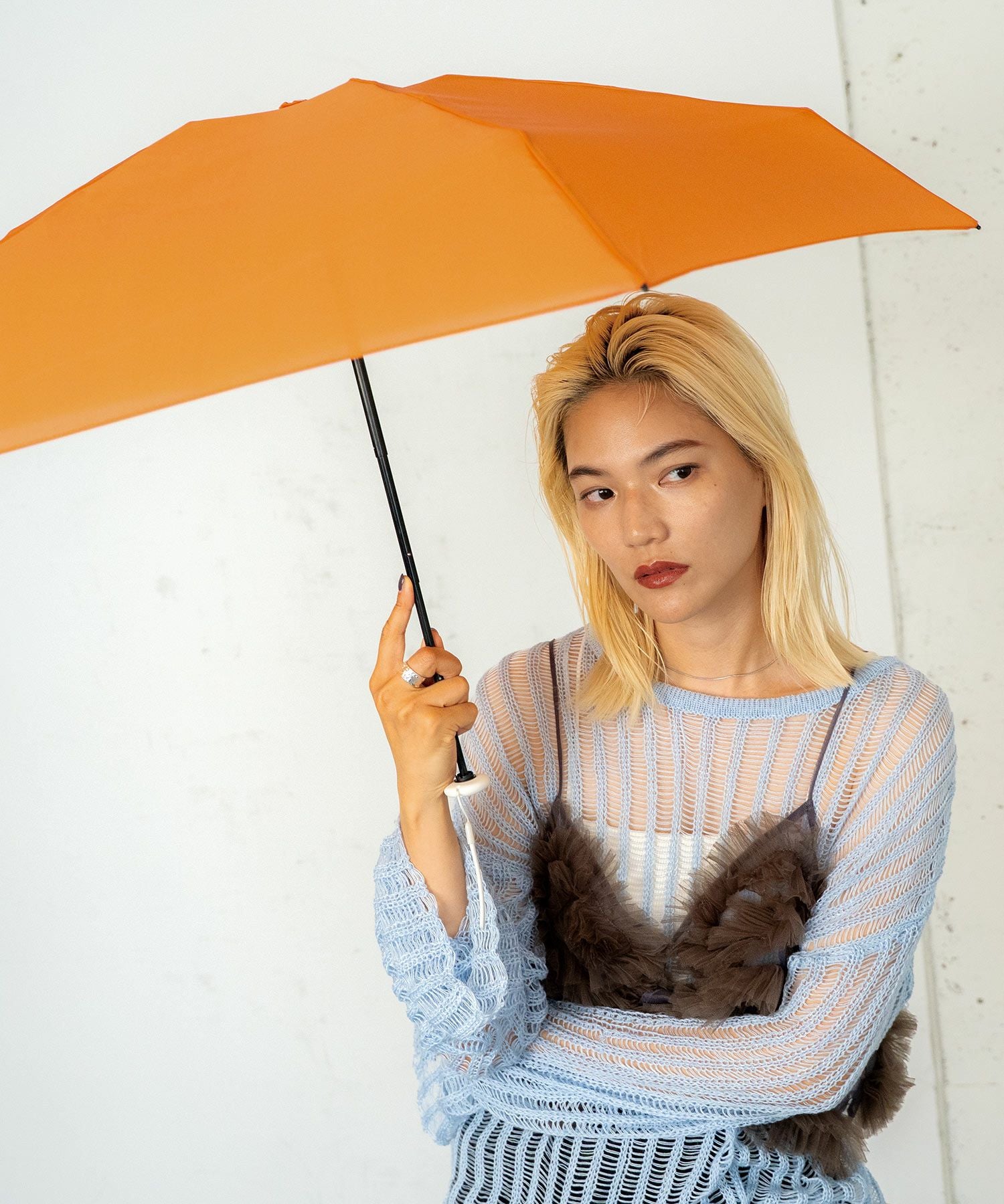 ベビーアンブレラ ソリッド Wpc. 雨傘 折りたたみ 晴雨兼用 ギフト対象