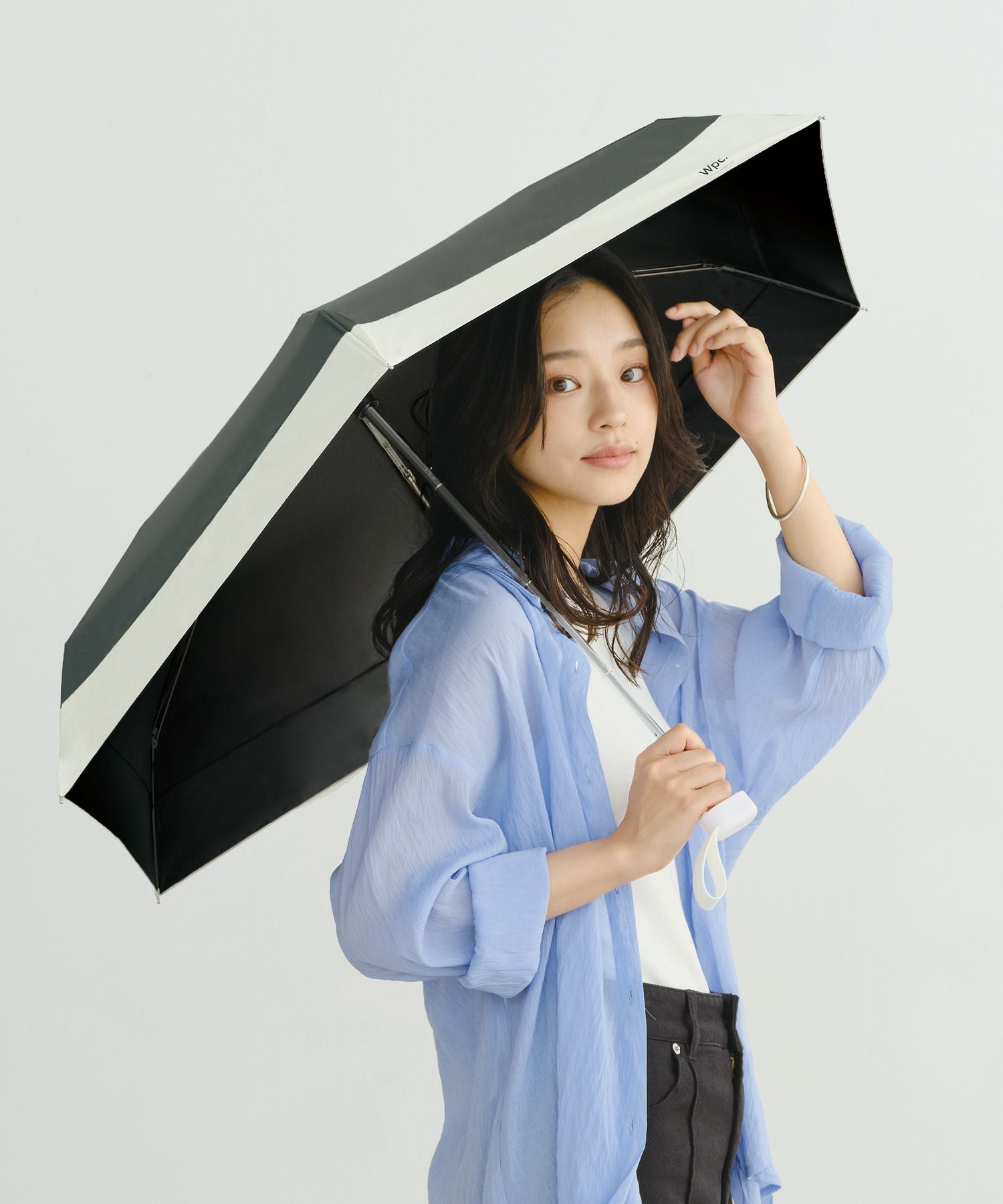 公式限定》遮光切り継ぎタイニー 53 EC Wpc. ギフト対象 日傘