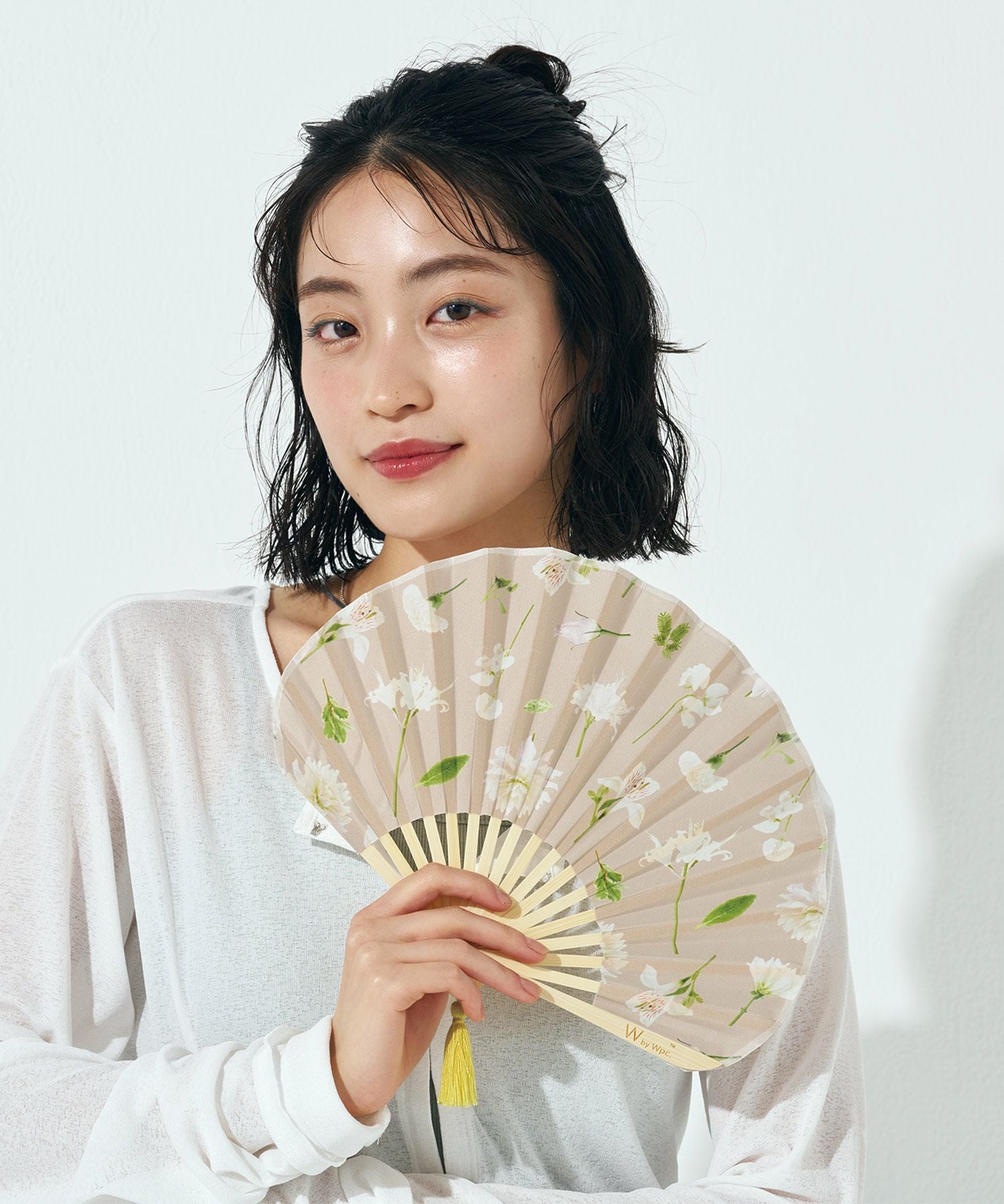 plantica× Wpc.]ギフトボックス入りフラワー扇子 ギフト対象 グッズ