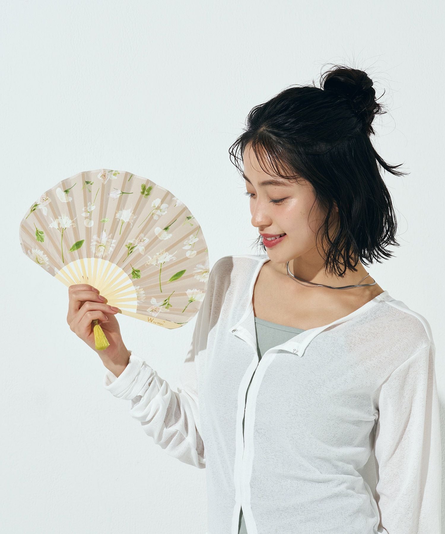 plantica× Wpc.]ギフトボックス入りフラワー扇子 ギフト対象 グッズ