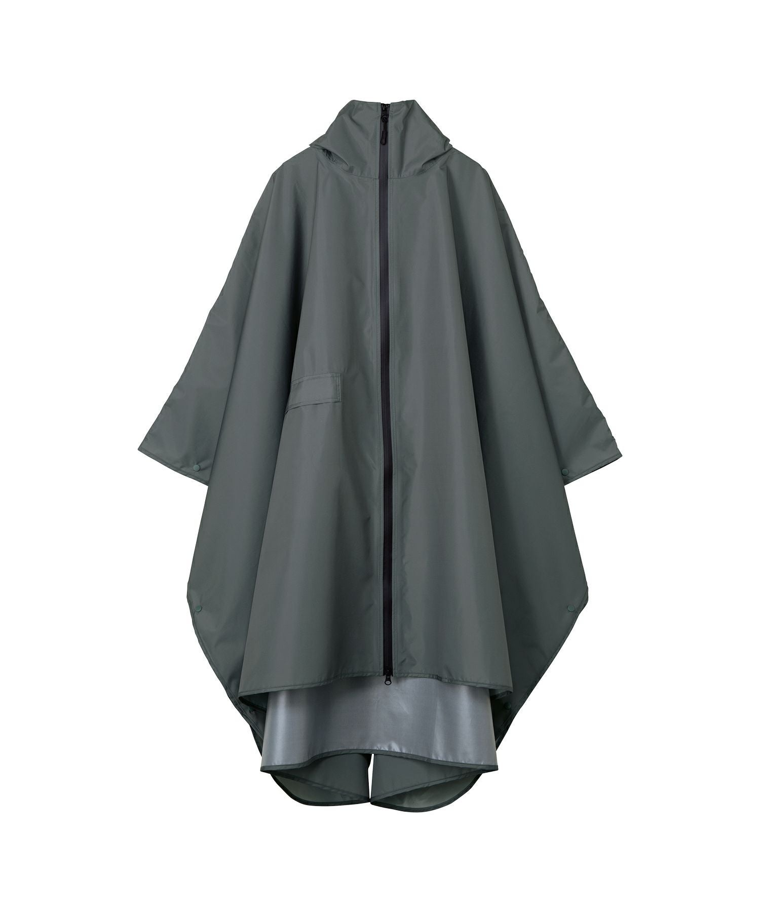 未使用　SYSORUS ベルテッドプレーンポンチョMOCHA GRAY IZA(イーザ)【レインポンチョ】RAINBREAKER PONCHO レインブレーカー