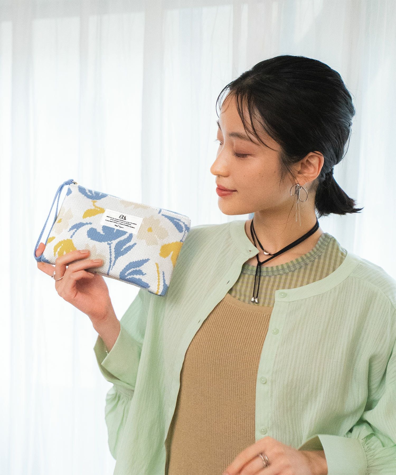 ニットフラットポーチ Wpc. Patterns ギフト対象 グッズ ≪メール便