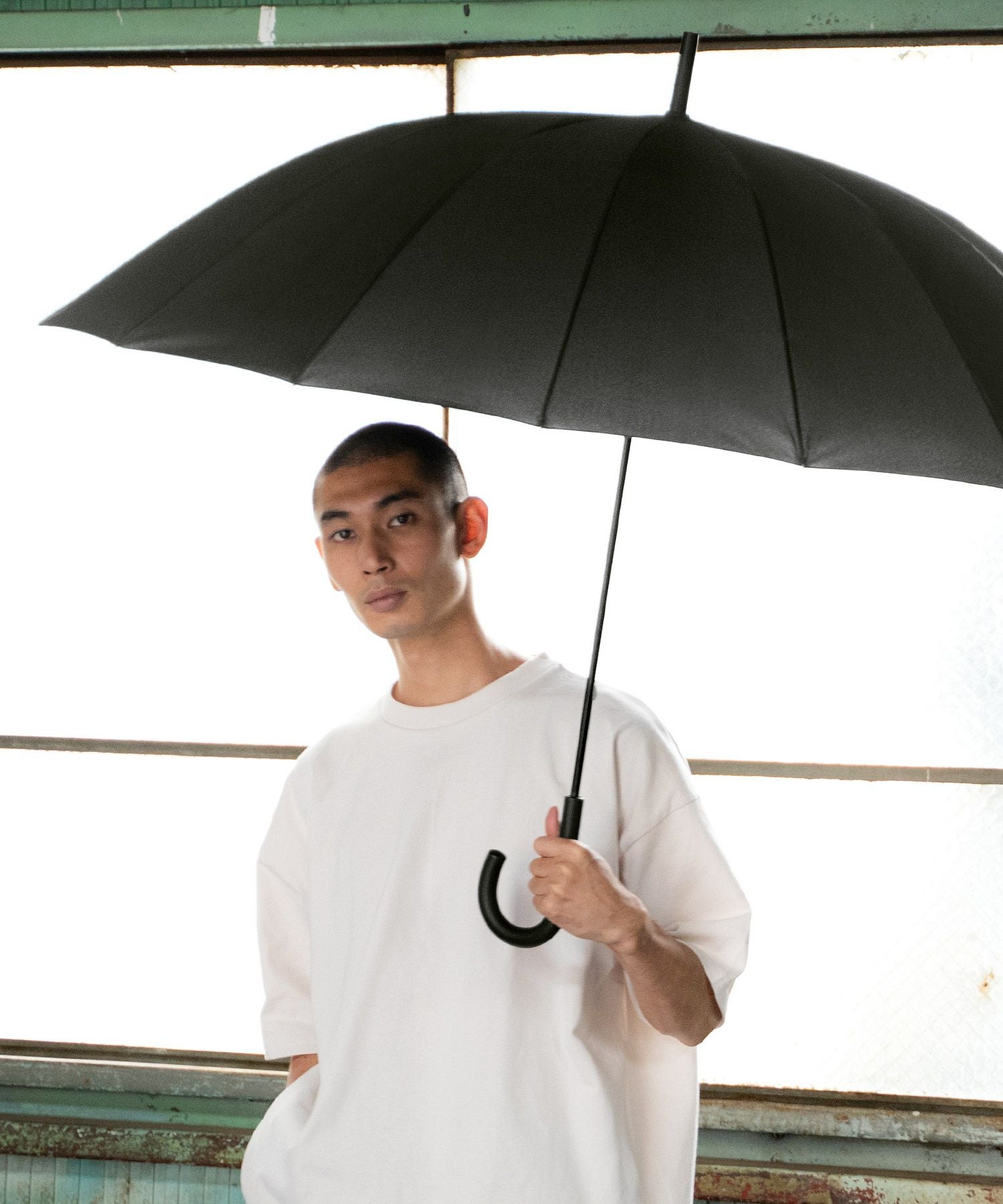公式限定》16K UMBRELLA LARGE 雨傘 長傘 16本骨 多骨 晴雨兼用 Wpc