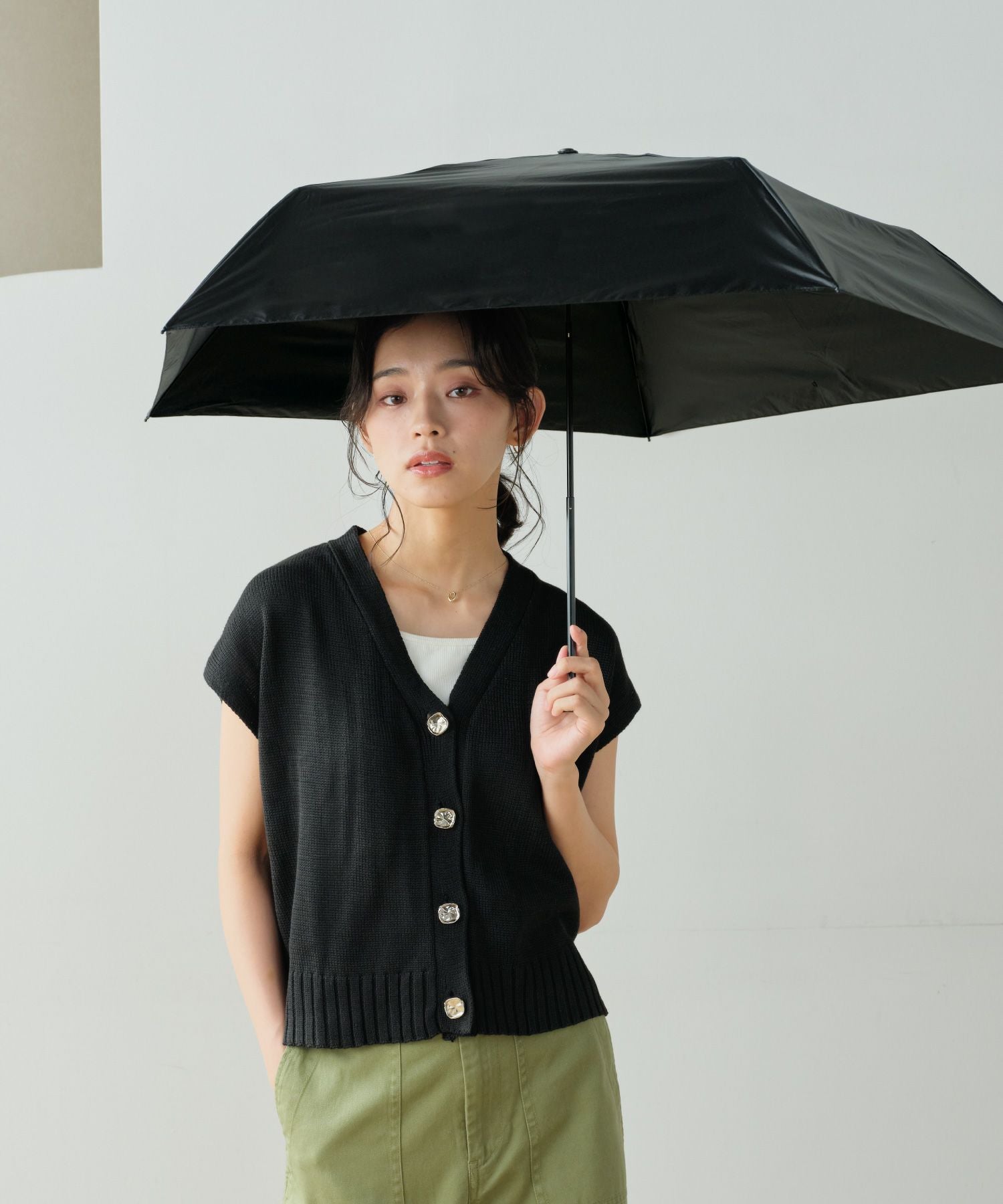 go-koh (ゴコウ) 【遮光超軽量】 50cm 55cm 日傘 折りたたみ 晴雨兼用