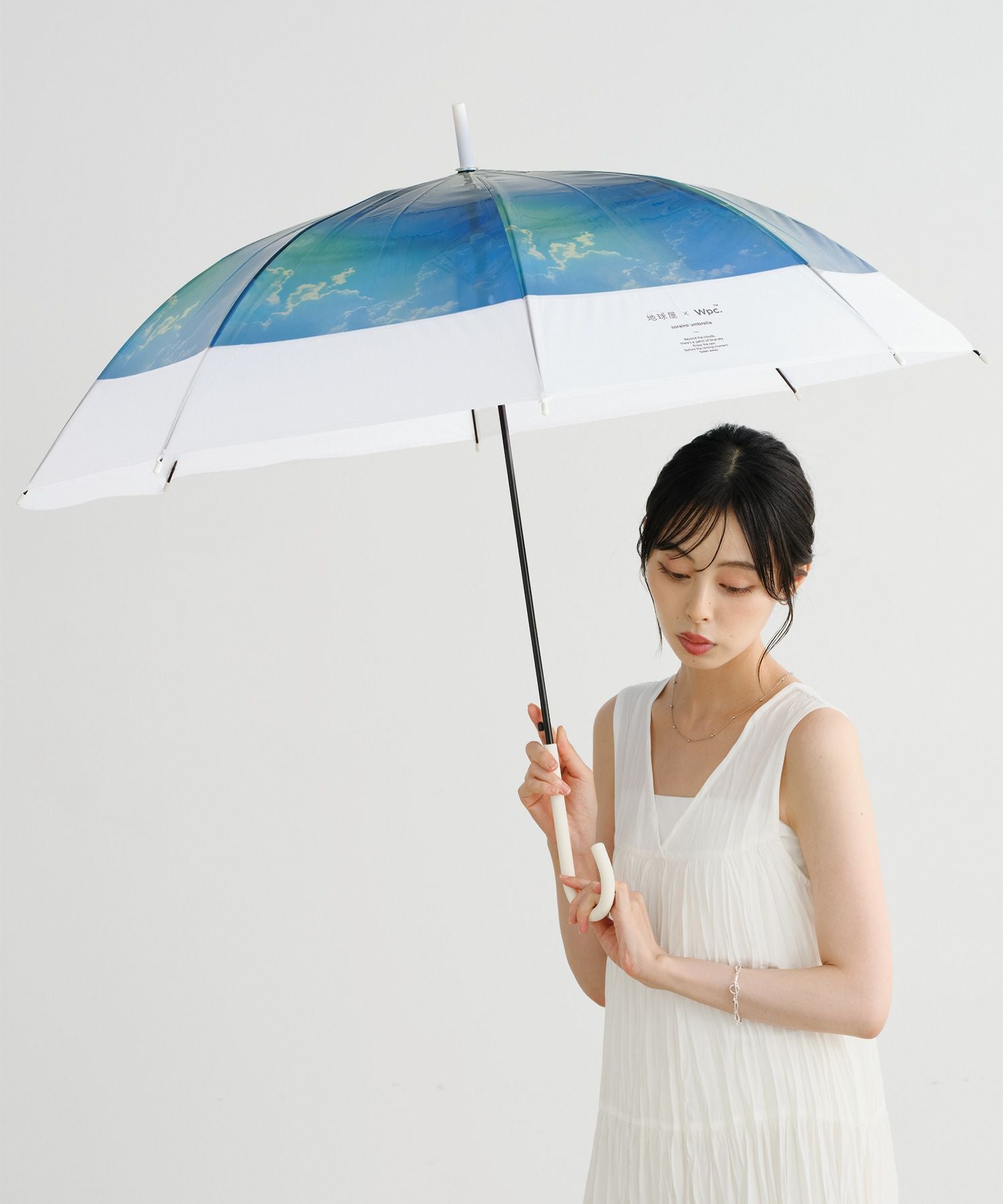 ビニール傘]地球屋×Wpc. 空色アンブレラ 雨傘 長傘 | 【公式】Wpc