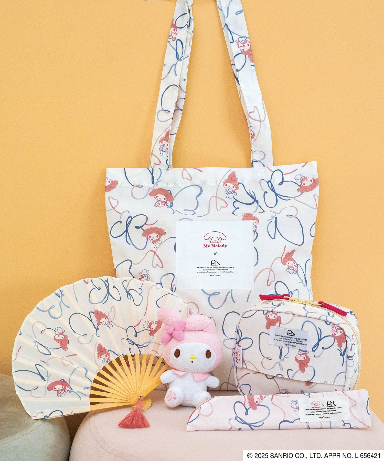 サンリオキャラクターズ×Wpc. Patterns はっ水スクエアポーチ グッズ