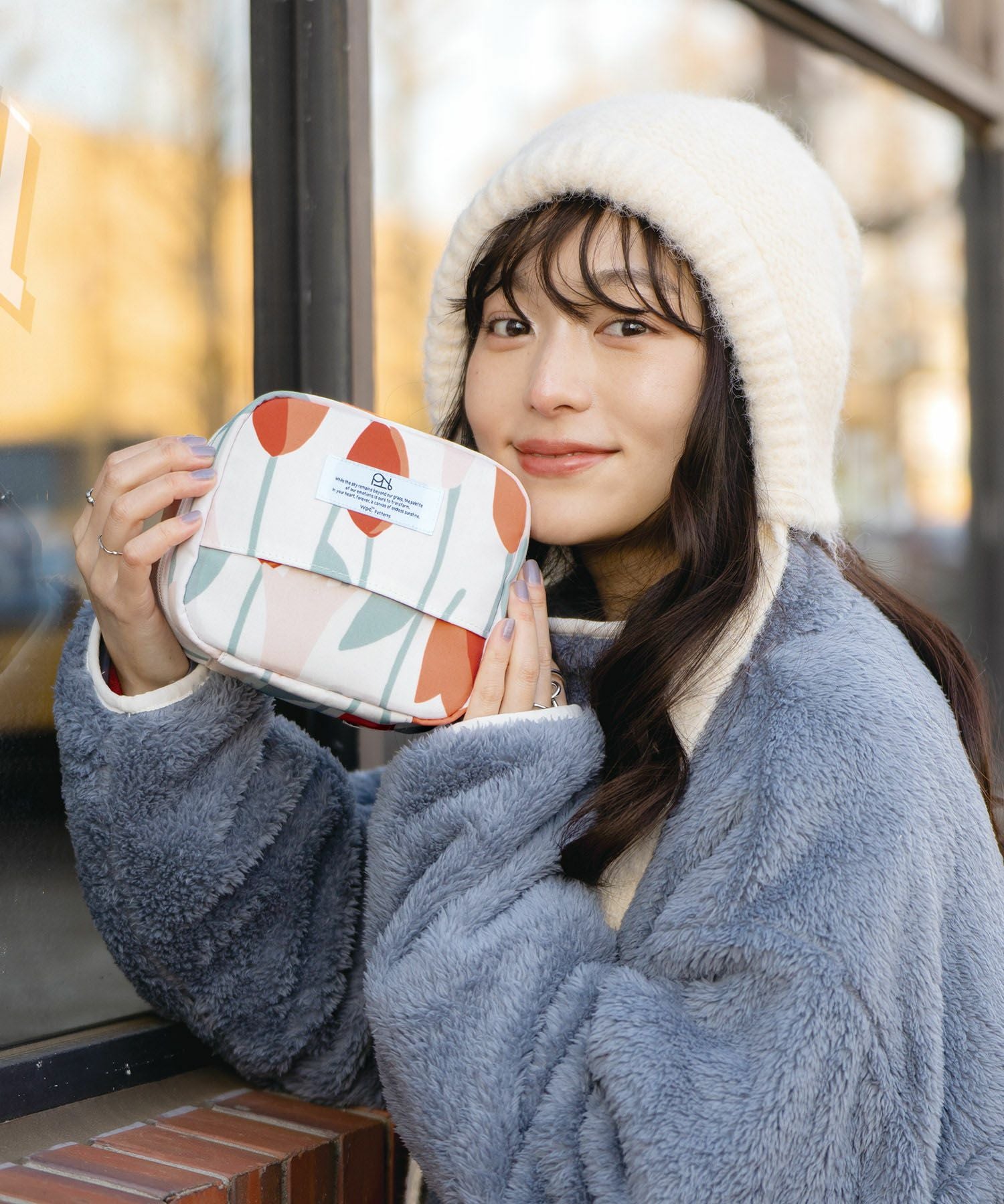 はっ水スクエアポーチ グッズ Wpc. patterns ギフト対象 ≪メール便